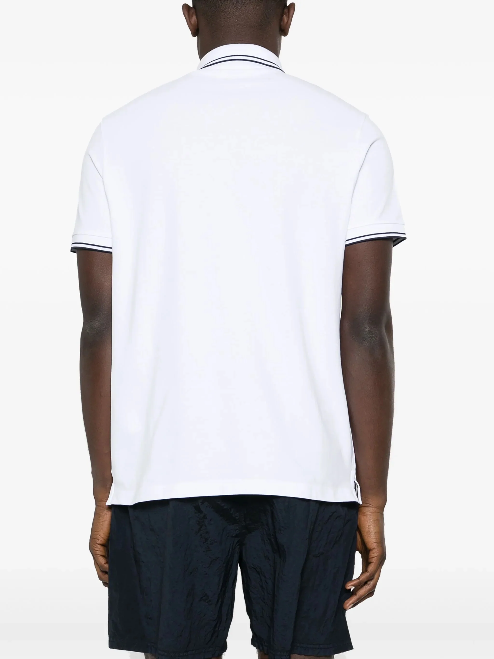 Stone Island Slim Fit Ribbed Collared Sweater - Size M - Image 4