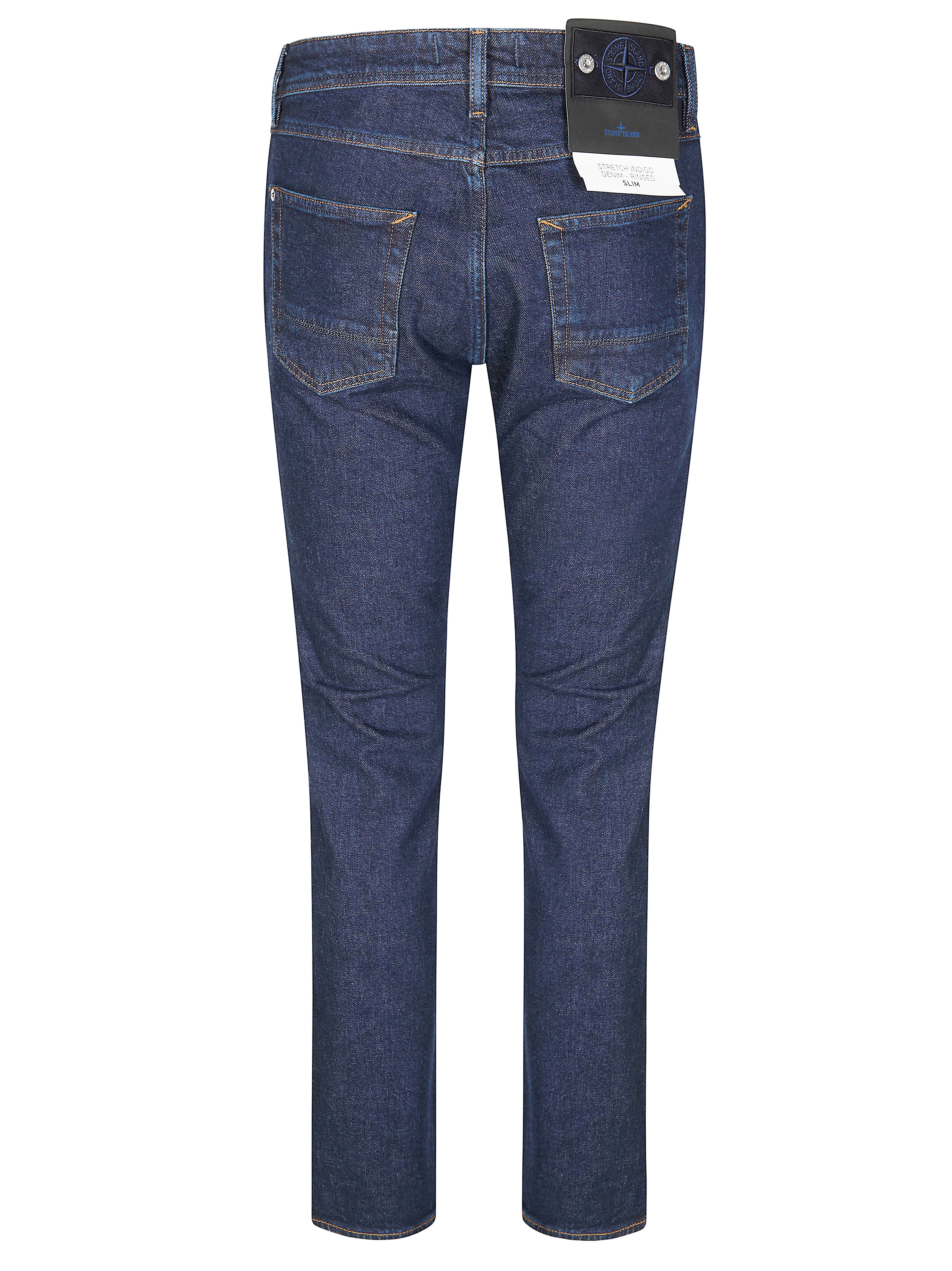 Stone Island Slim Jeans with Compass Logo - Image 2
