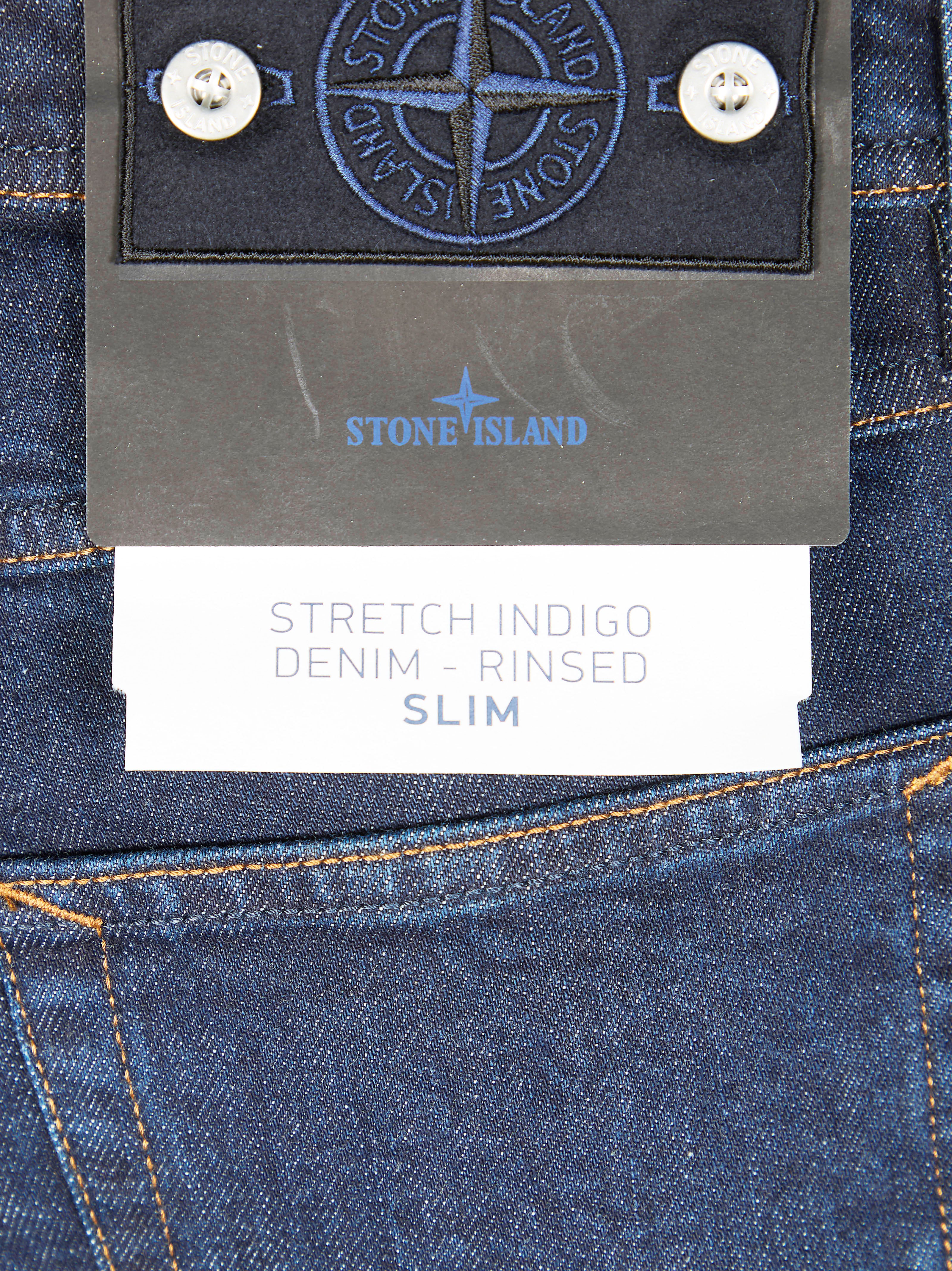 Stone Island Slim Jeans with Compass Logo - Image 3