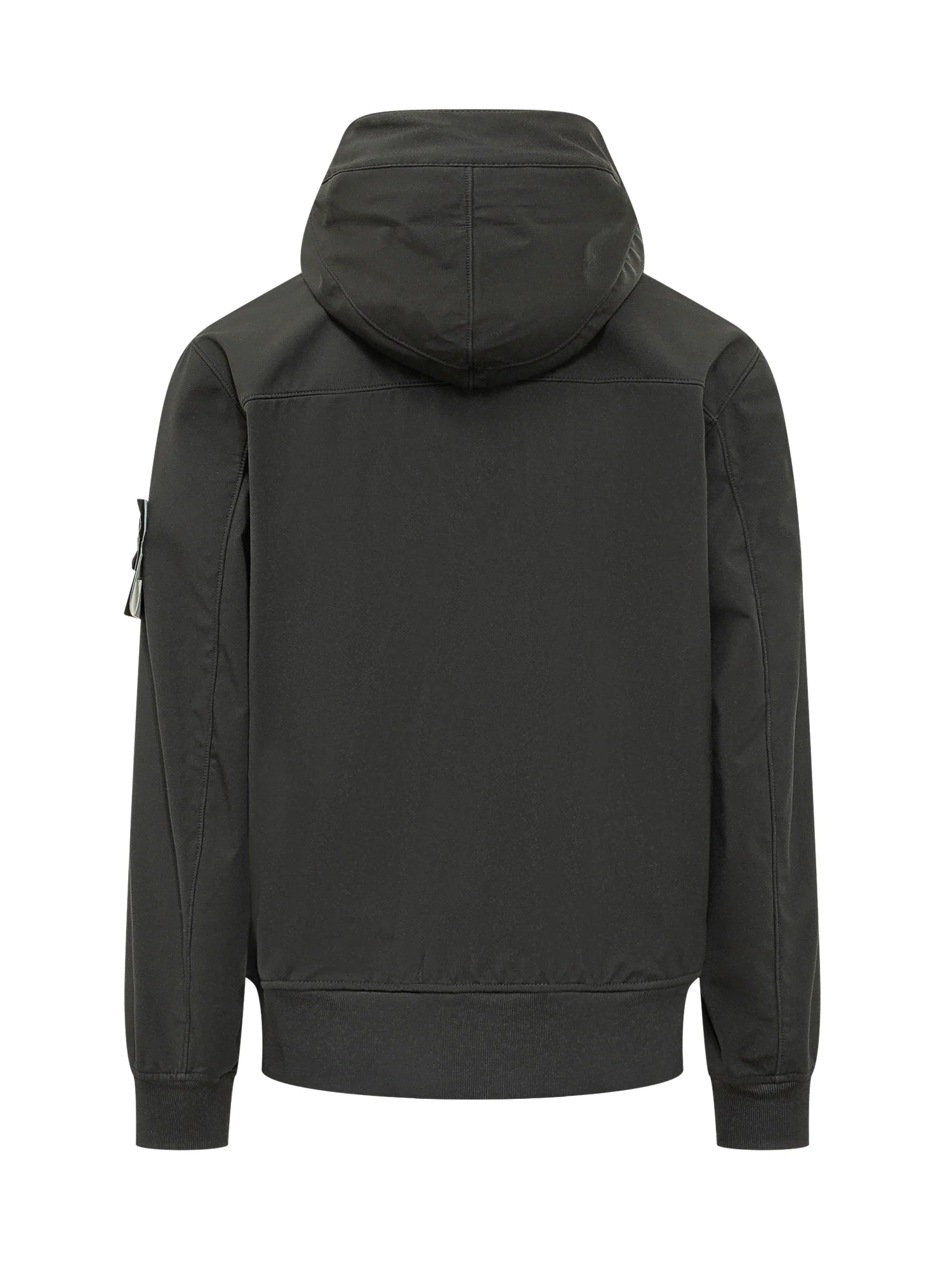 Stone Island Stylish Jacket with Hood and Button Closure - Image 2