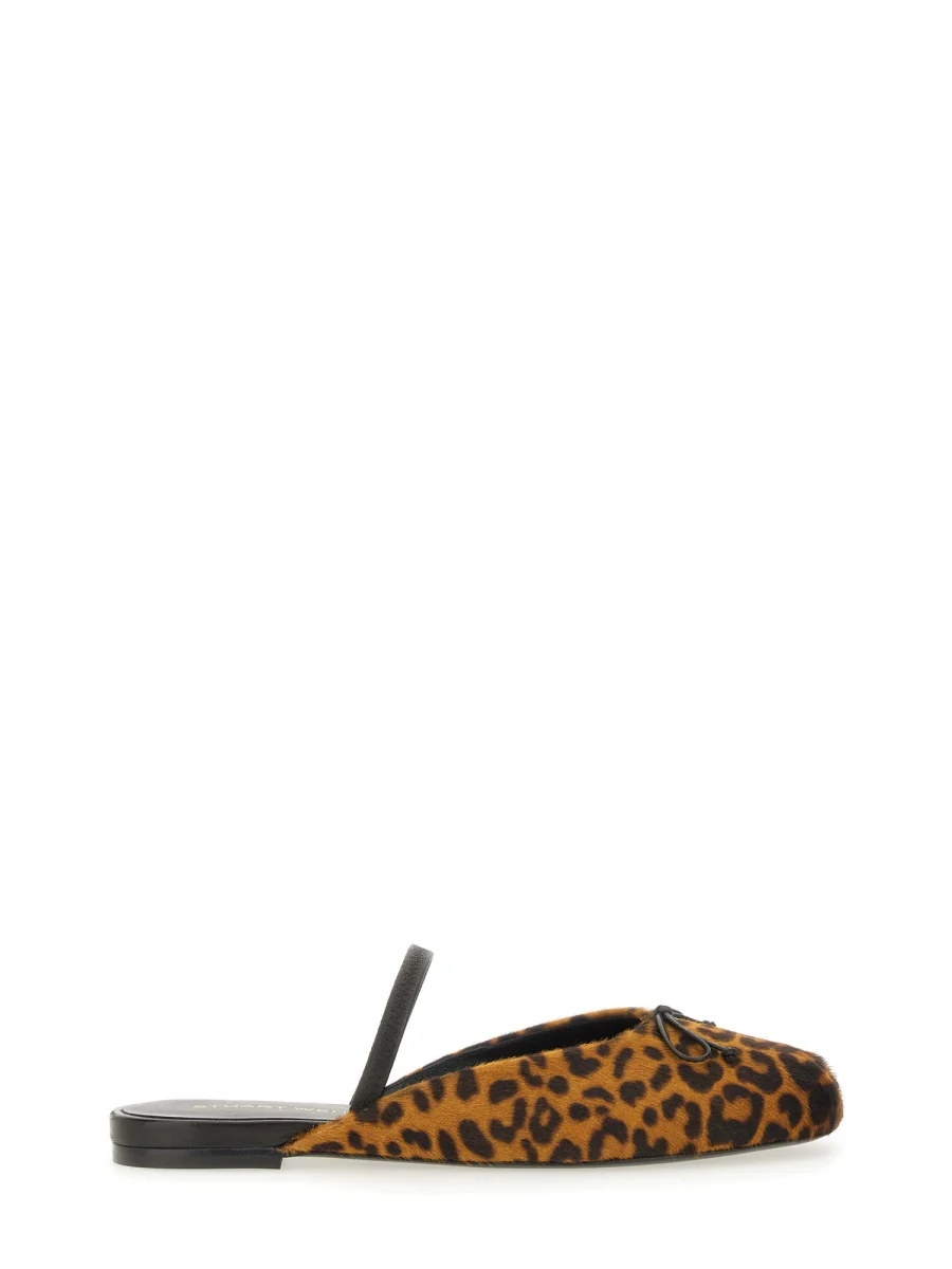 Stuart Weitzman Animalier Leather Flats - Image 6