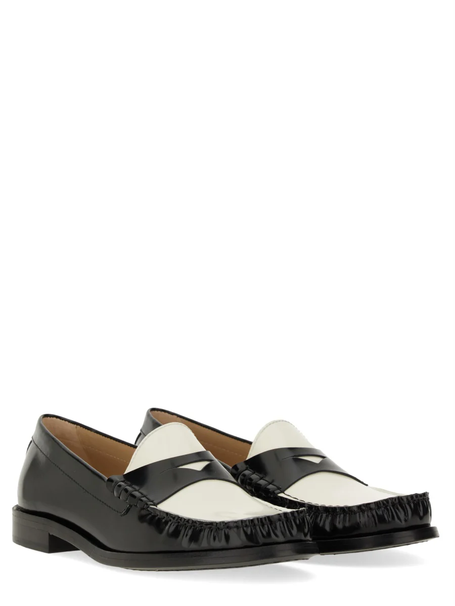 STUART WEITZMAN Lottie Glossy Leather Loafers - Image 2