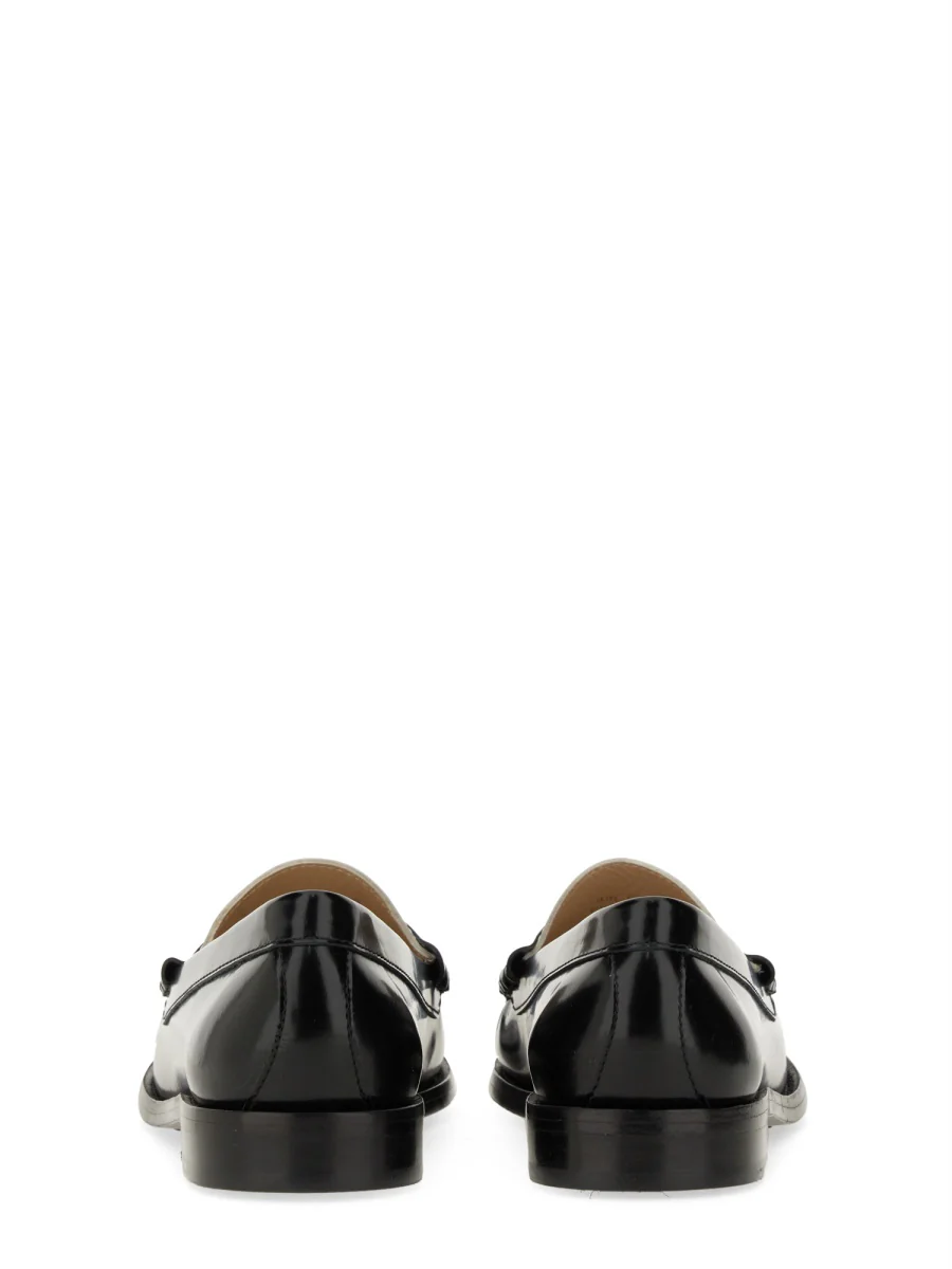 STUART WEITZMAN Lottie Glossy Leather Loafers - Image 6