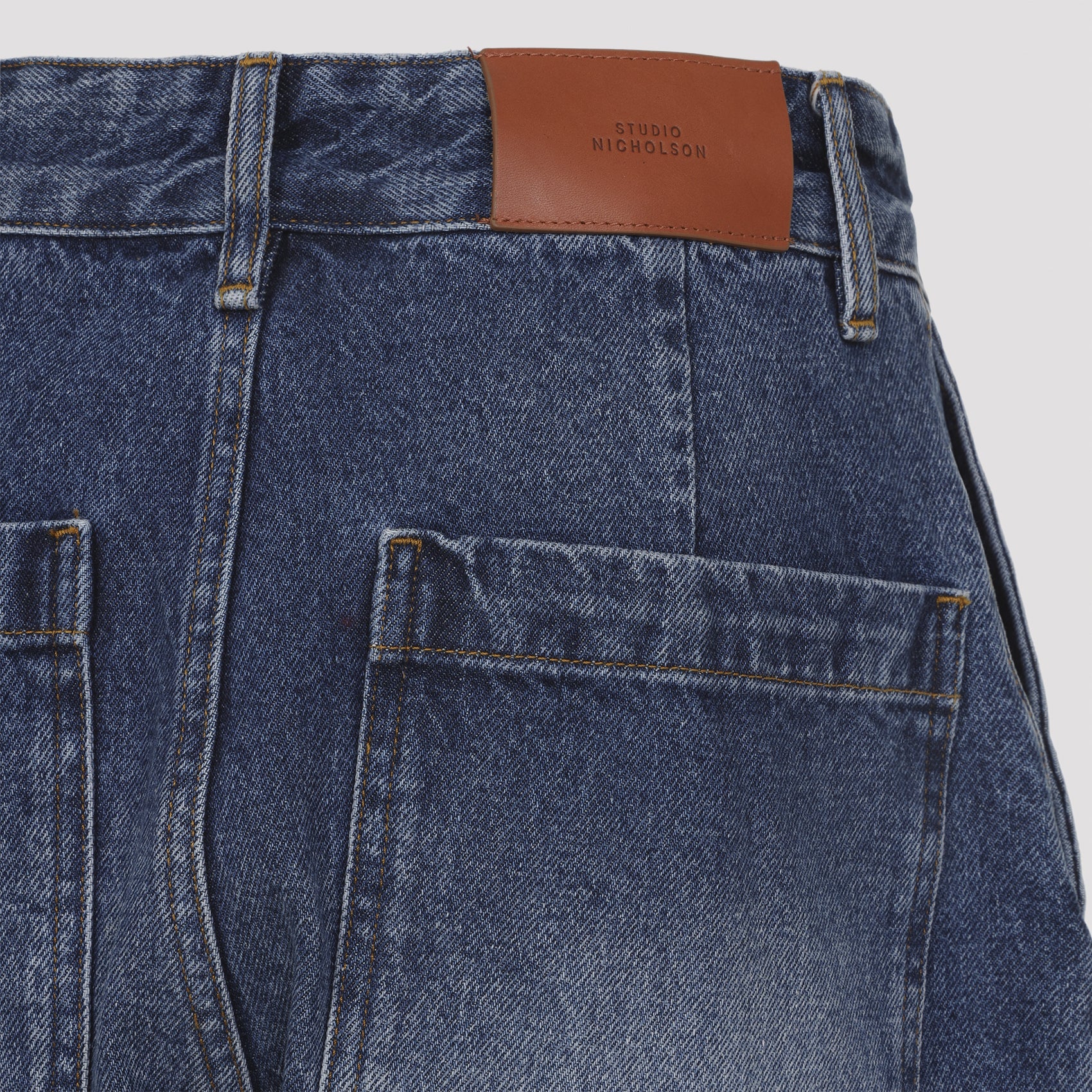 Studio Nicholson CHALCO Garment Dye Denim Pants - Image 5