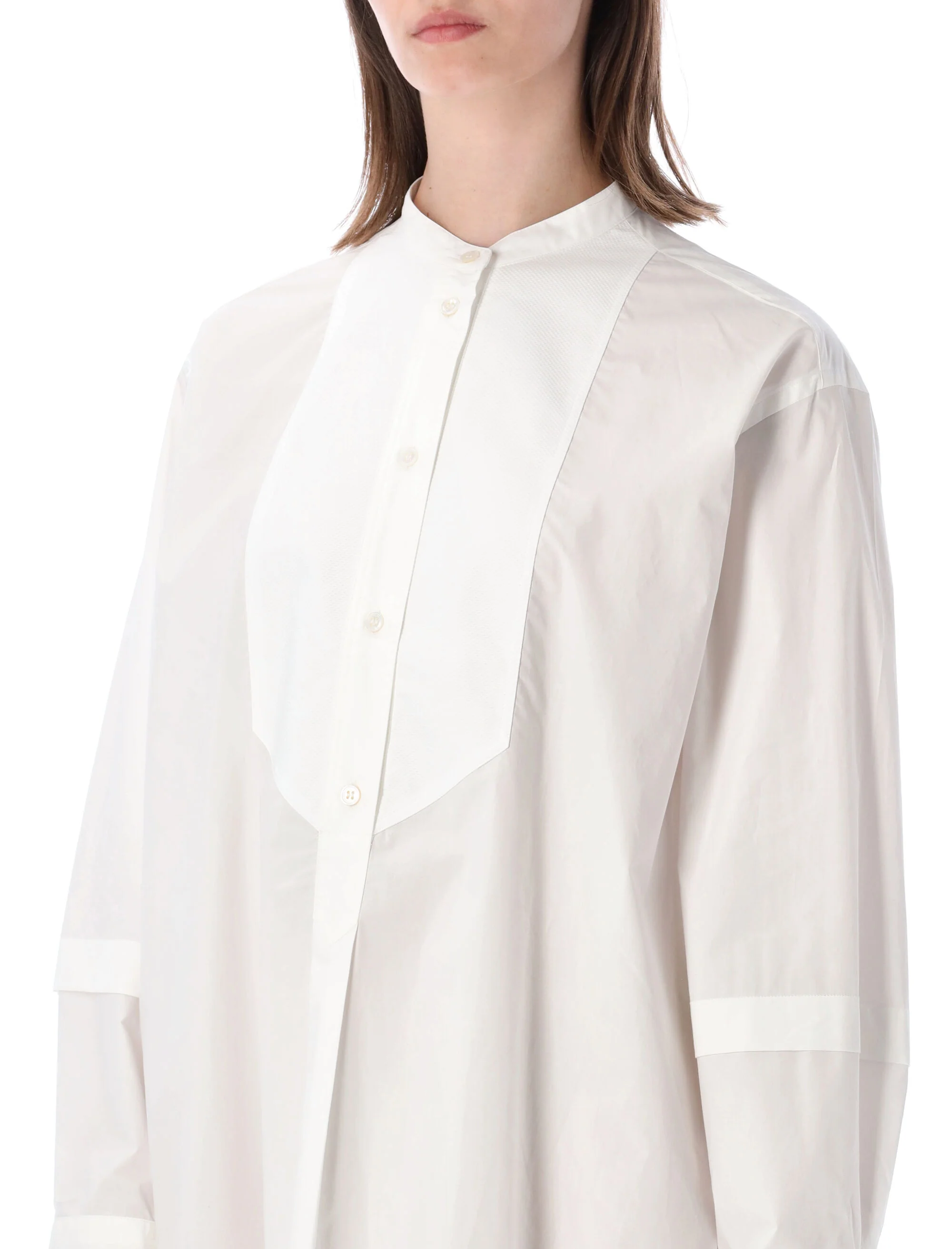 Studio Nicholson Essential Cotton Mini Dress for Women - Image 3