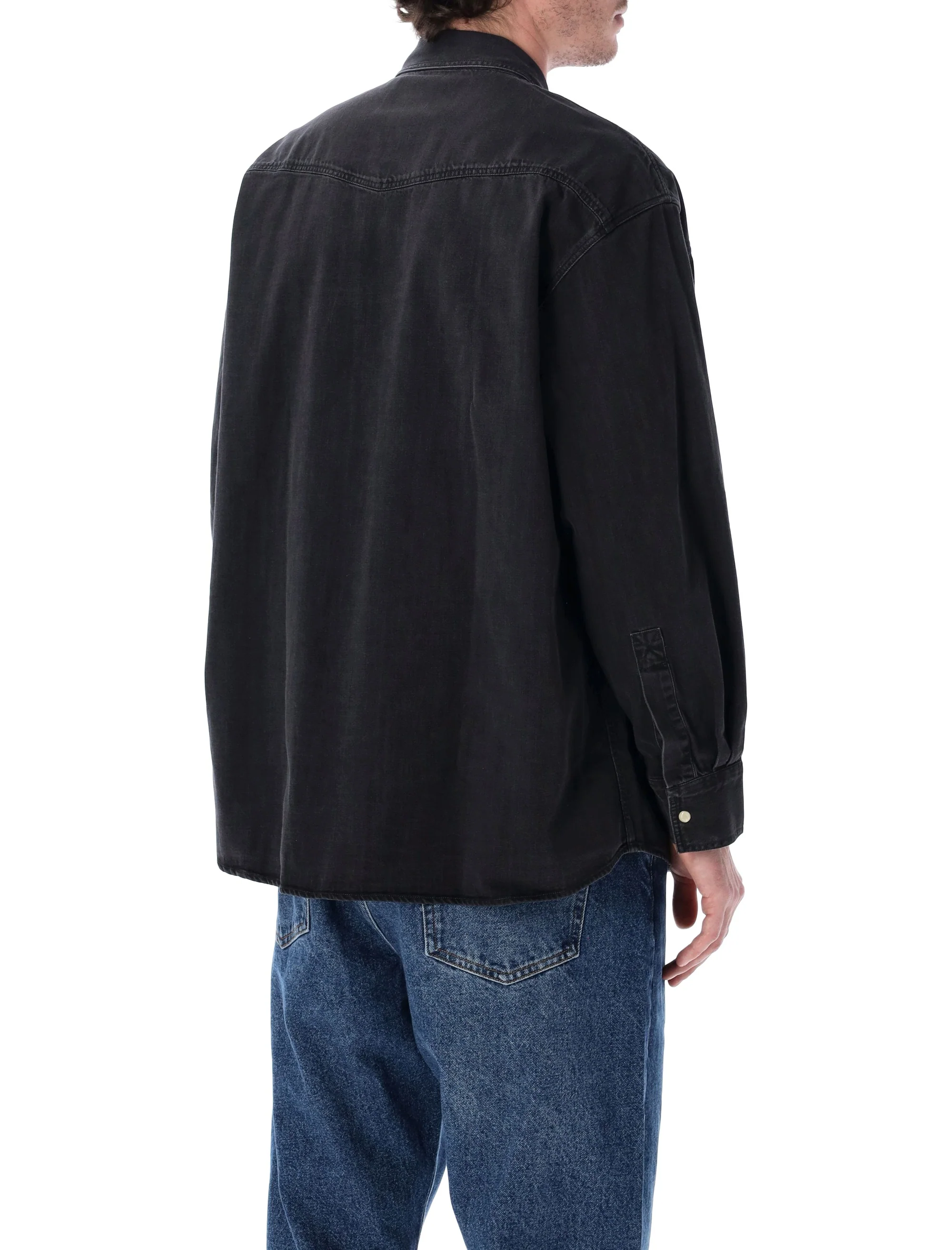 Studio Nicholson Relaxed Fit Long Sleeve Shirt - Size M - Image 2