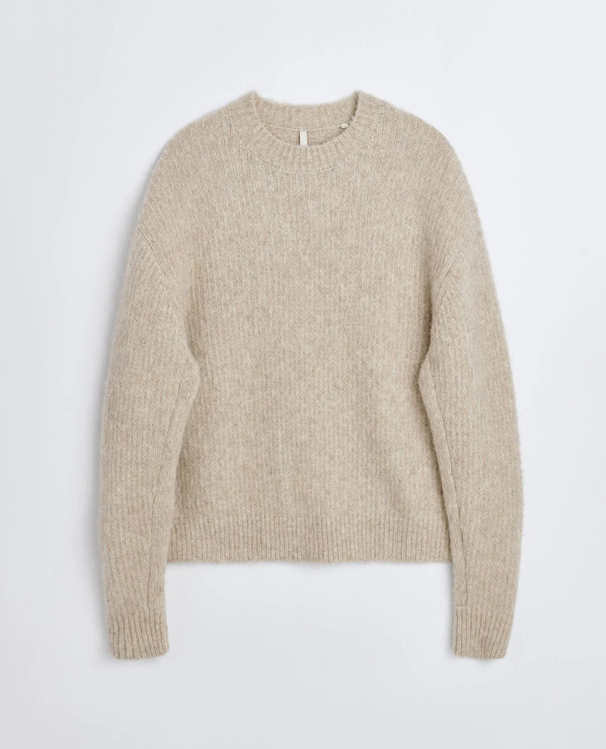 Sunflower Brushed Rib Crew Neck Sweater - 5gg Knit for Men