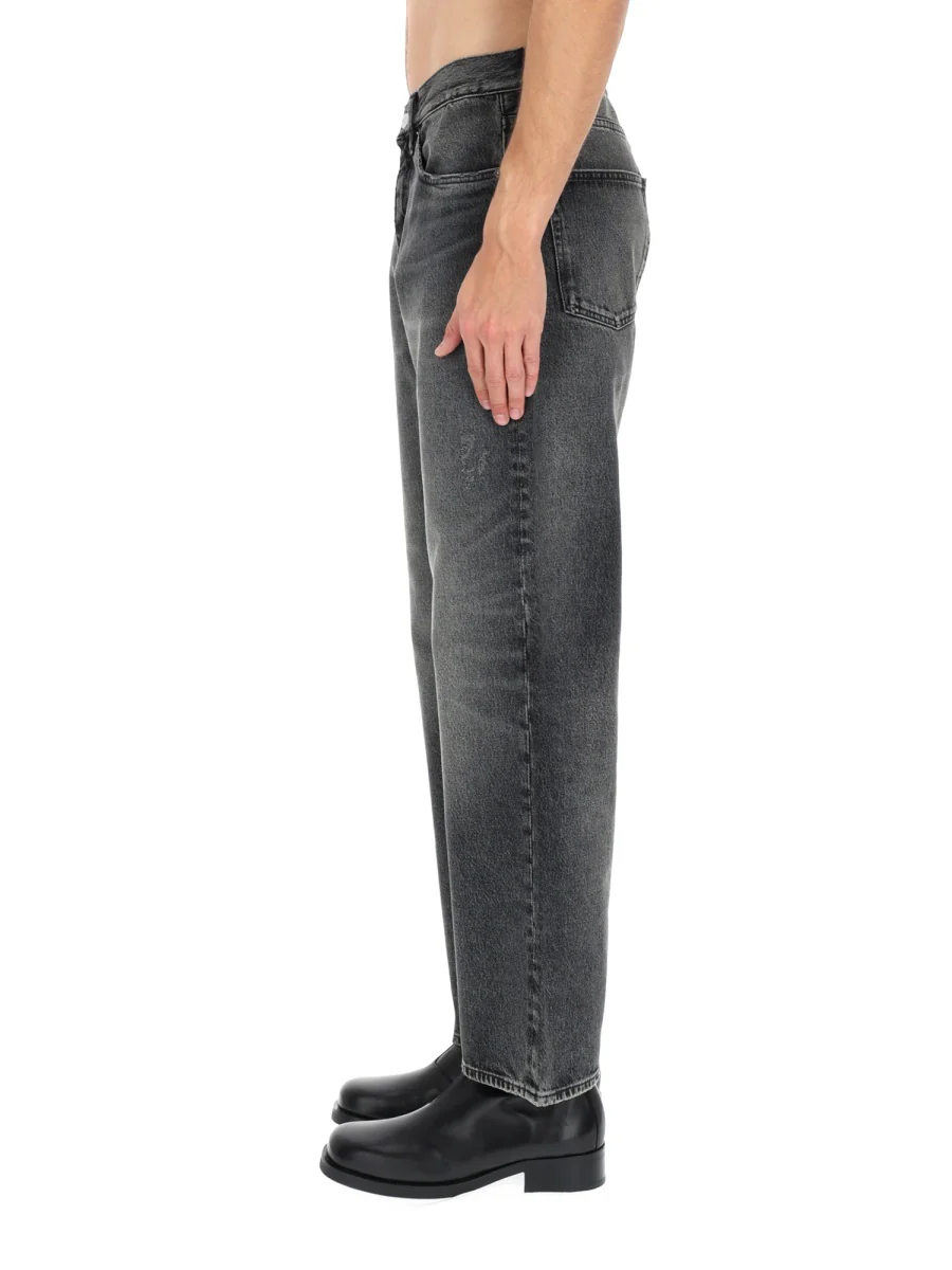 SUNFLOWER Loose Fit Stone Washed Organic Denim Jeans - Image 5