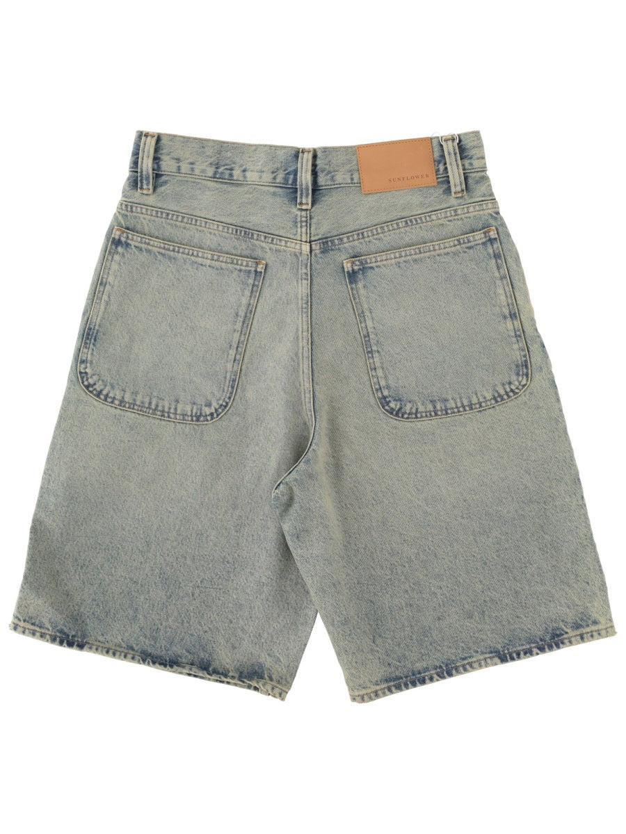 Sunflower Super Wide Denim Short - Image 2