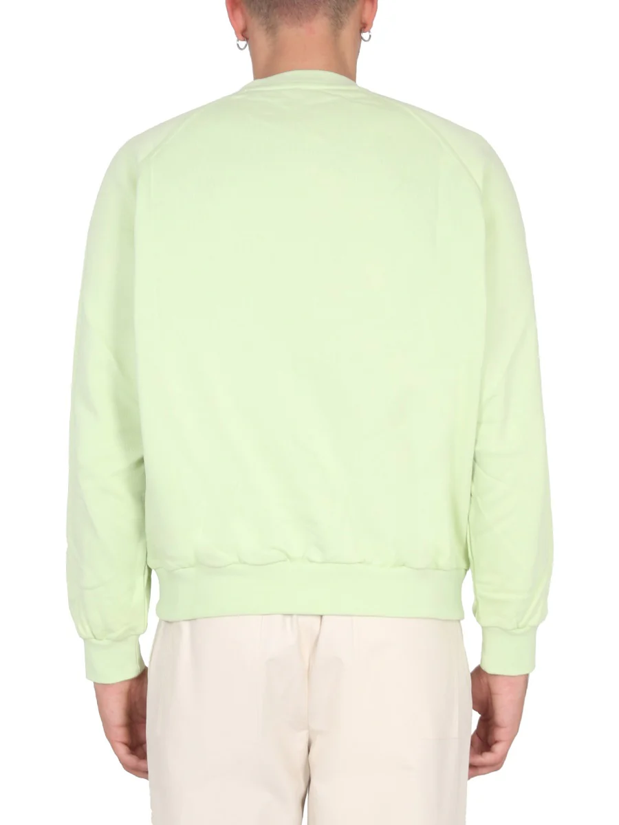 Sunnei Crewneck Sweatshirt with Front Logo Print - Image 3