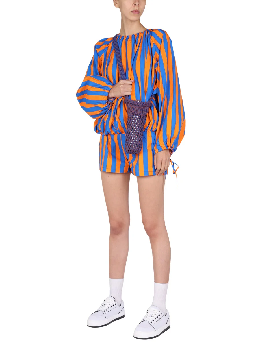 SUNNEI Striped Gathered Top - Image 2