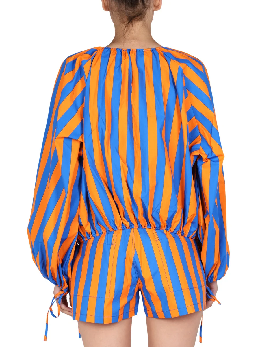 SUNNEI Striped Gathered Top - Image 3
