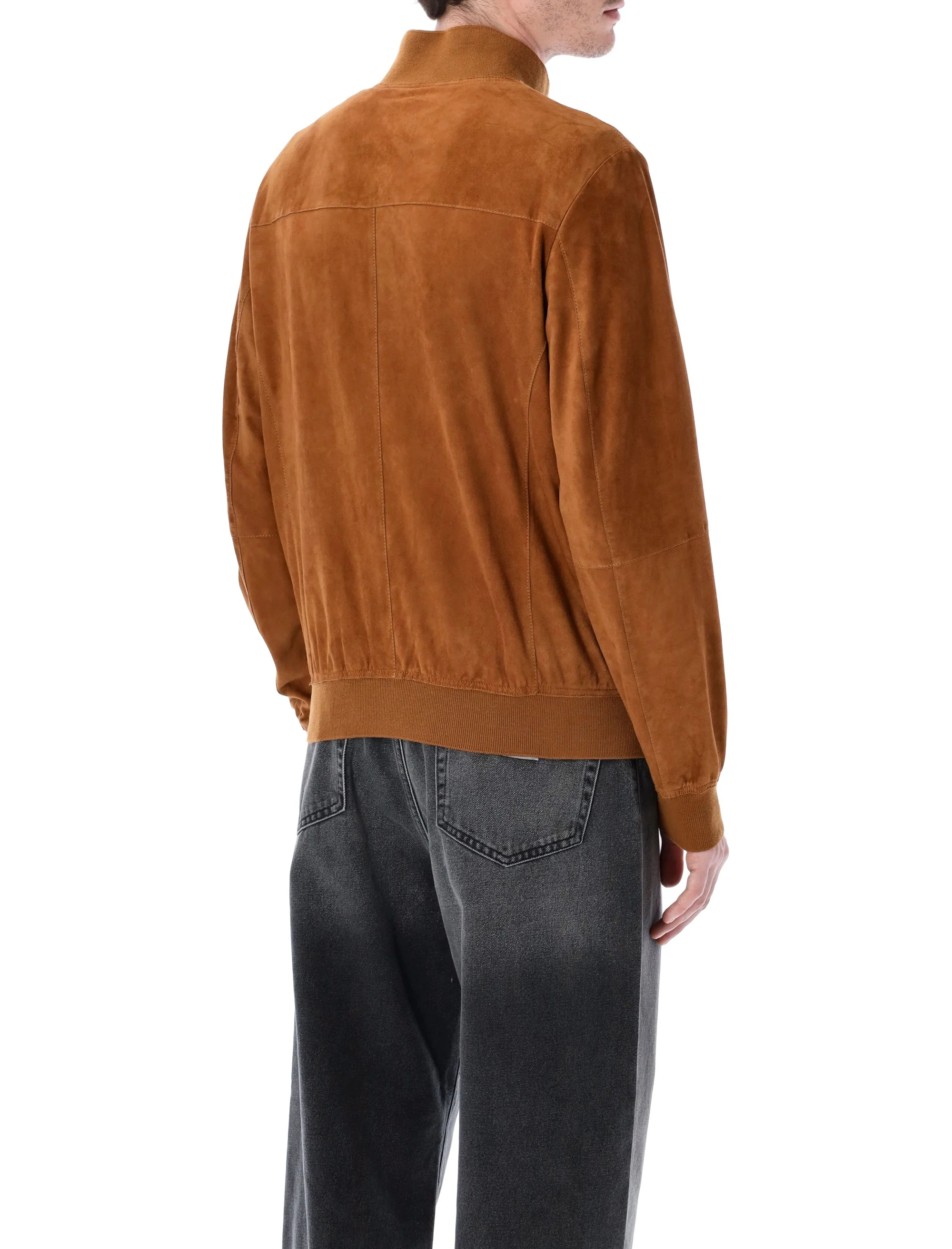 Sword Buttoned Pocket Suede Jacket - Image 2