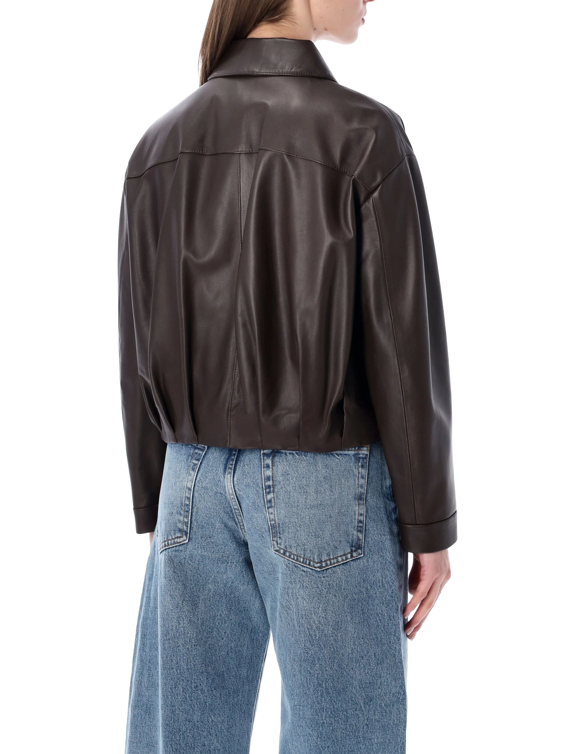 Sword Zip-fastening Leather Jacket - Image 2