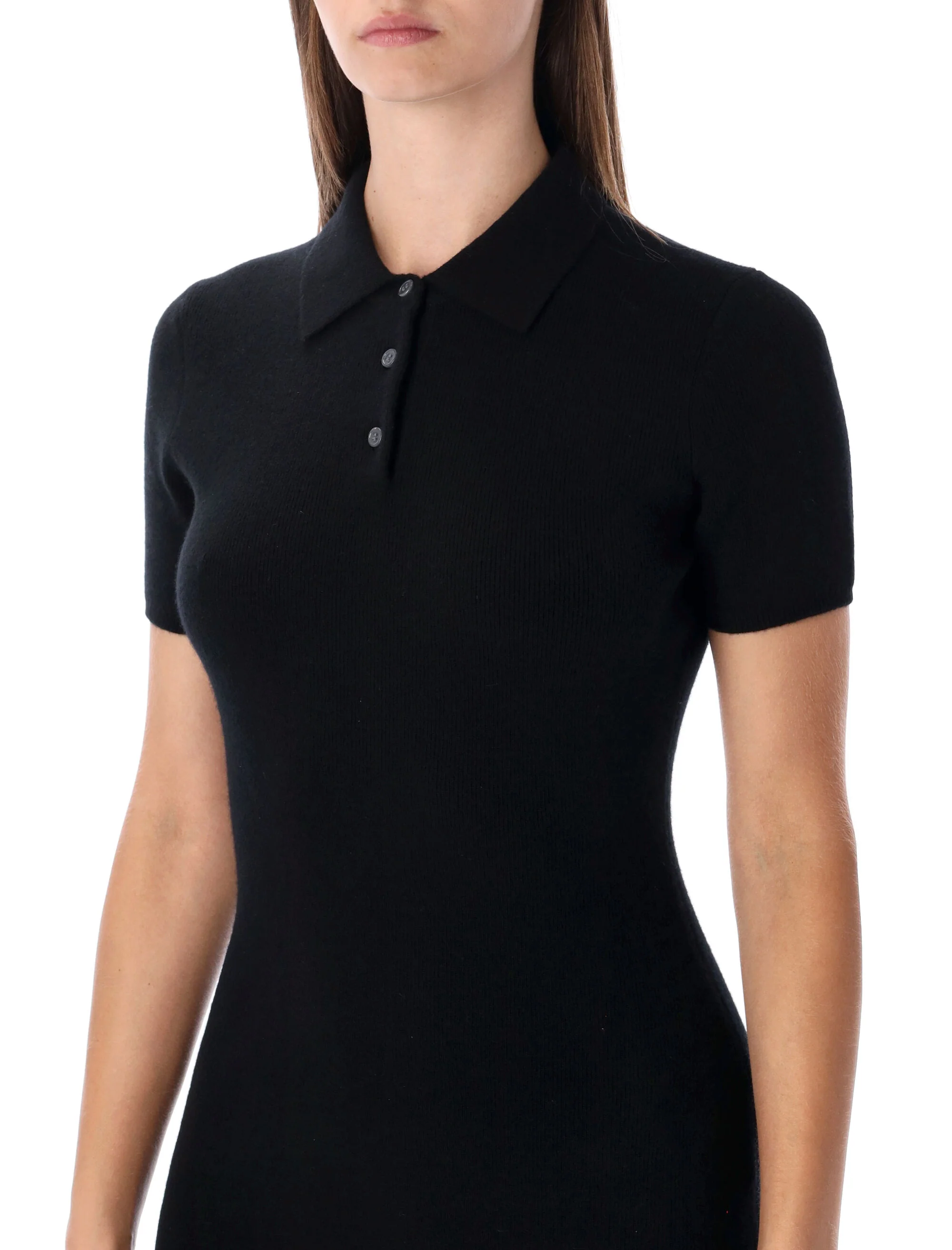T by Alexander Wang Wool Polo Mini Dress - Image 3