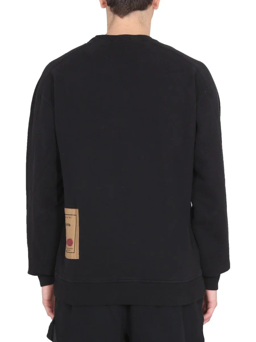 TEN C Crewneck Cotton Sweatshirt - Image 3