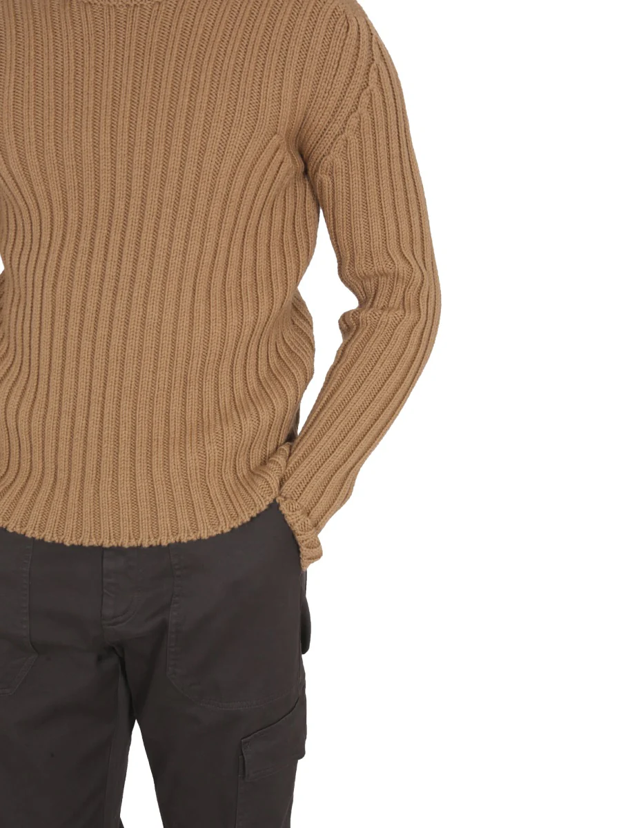TEN C Mock-neck Knitted Jumper - Image 4