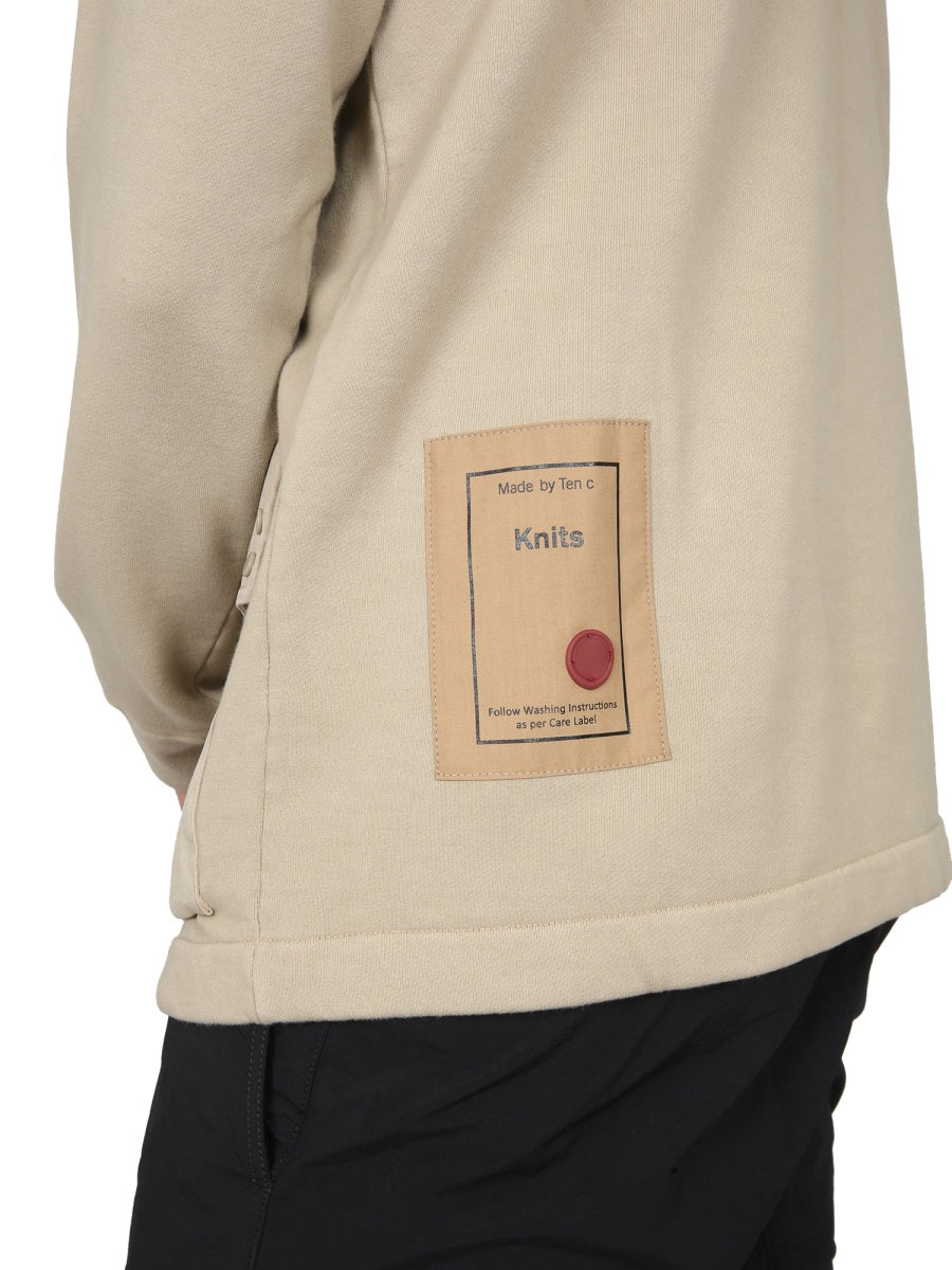 Ten C Pocket-detail Sweatshirt - Image 4