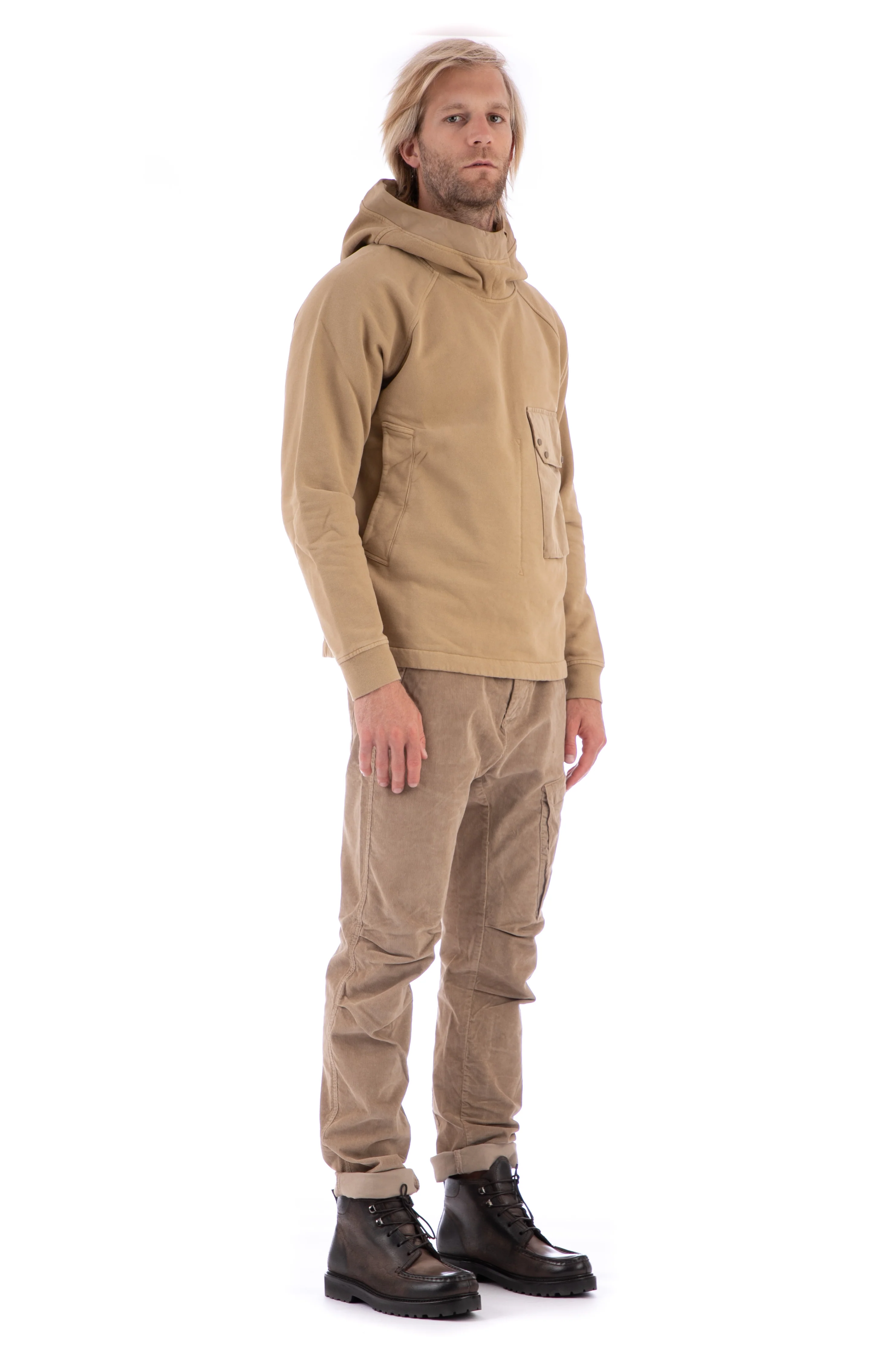 Ten C Sustainable Cotton Sweatshirt with Unique Pocket Detail - Image 2