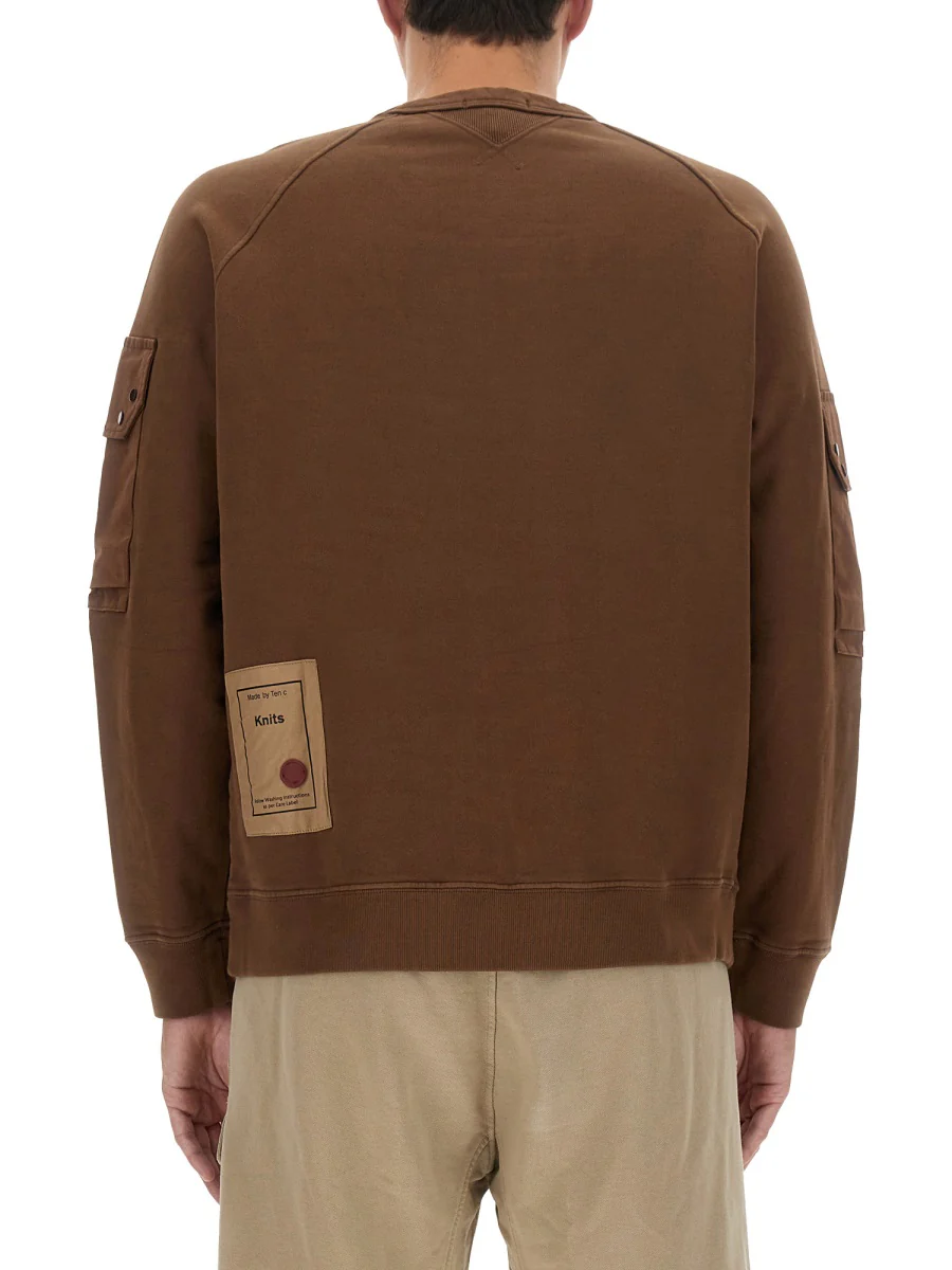 TEN C Sweatshirt with Logo - Image 3
