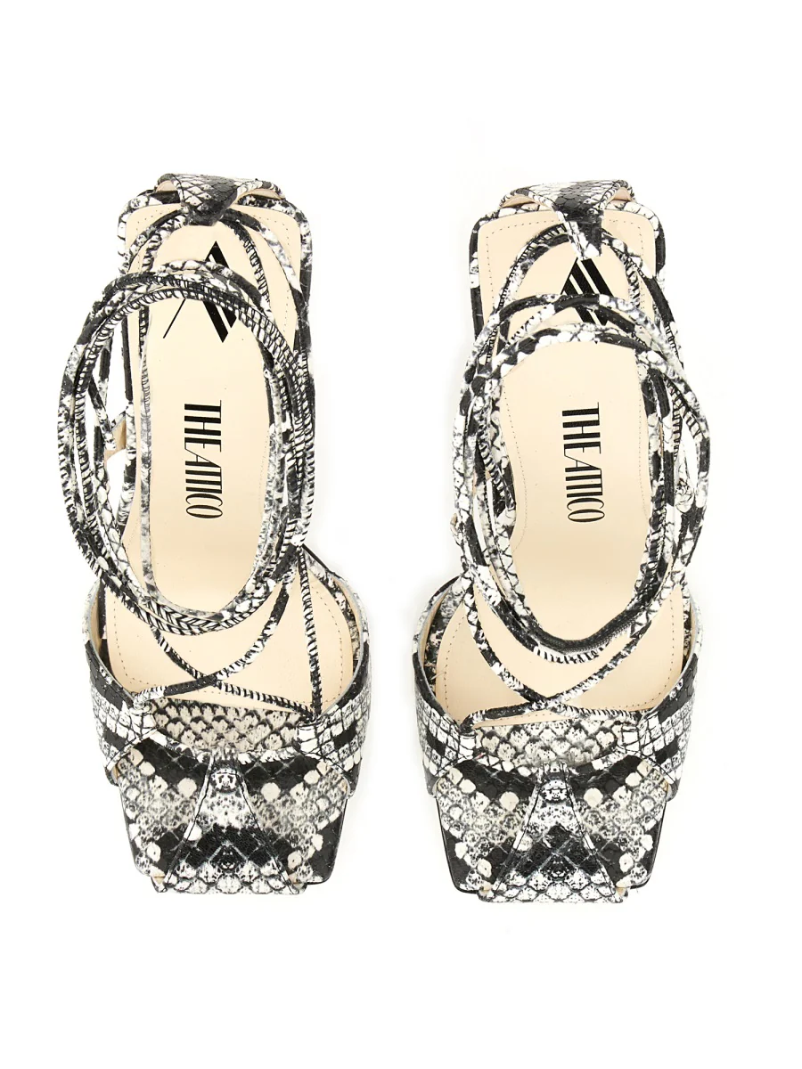 THE ATTICO Adele 110 Lace-up Sandals - Image 4