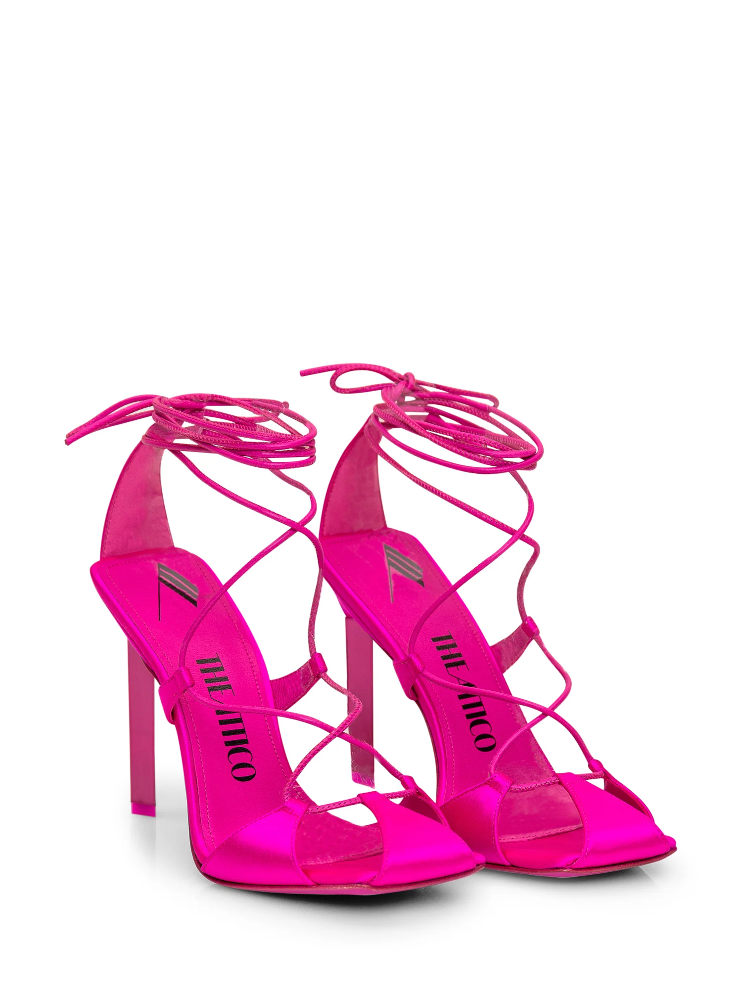 The Attico Chic Leather Mini Heels - Image 2