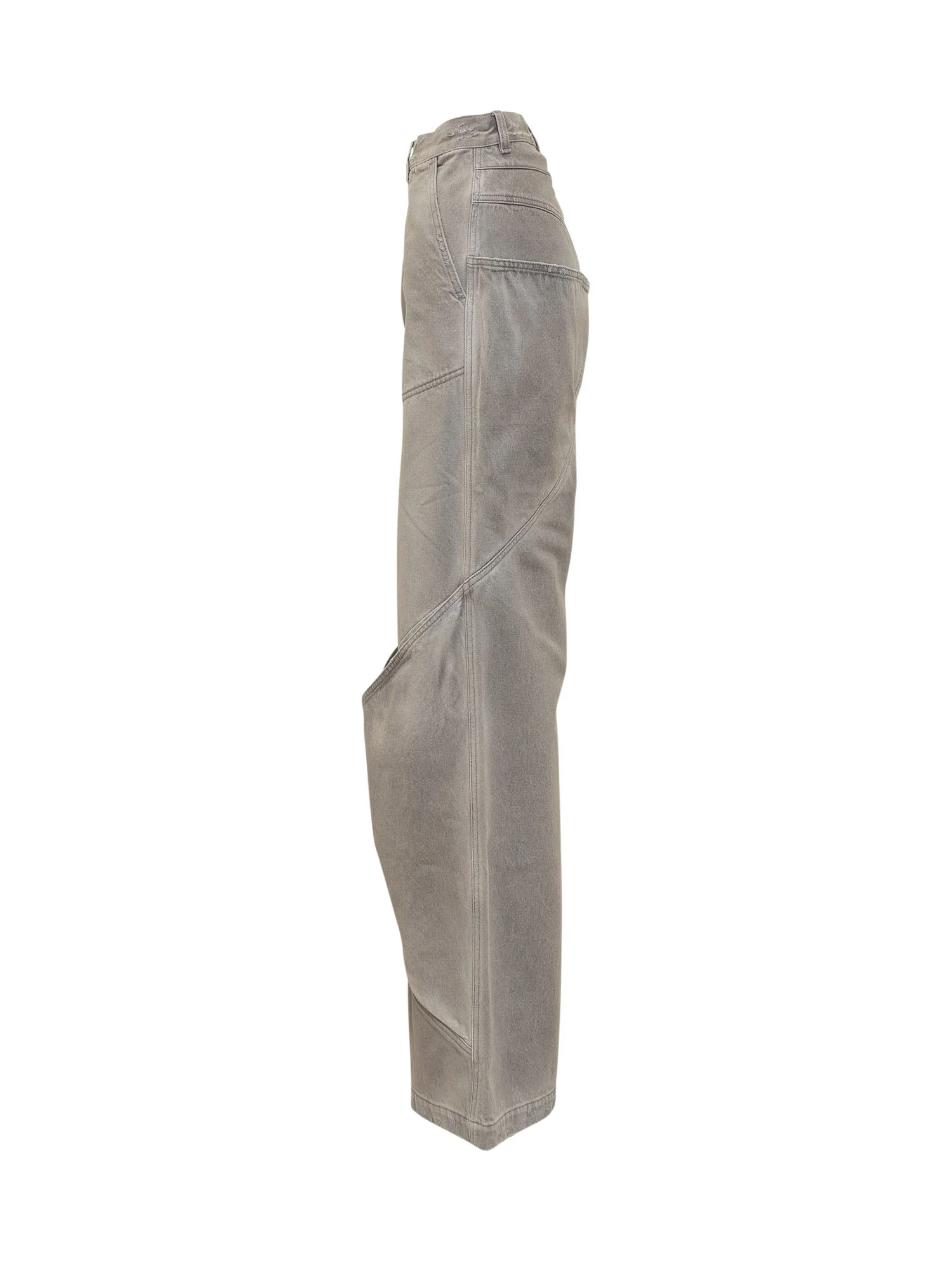The Attico Extra Denim Mini Jeans - Image 3