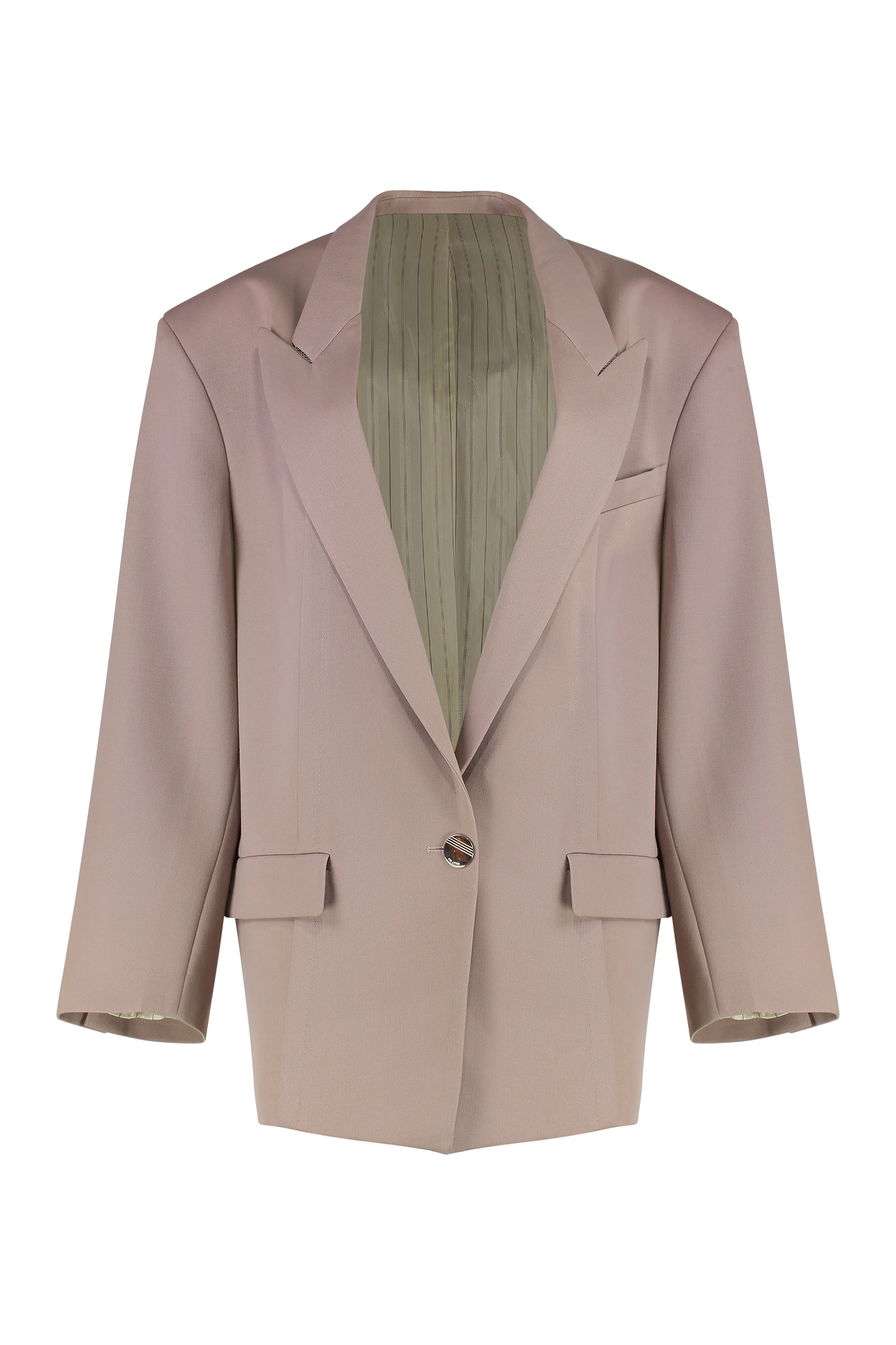 THE ATTICO Glen Oversized Wool-twill Blazer - Image 6