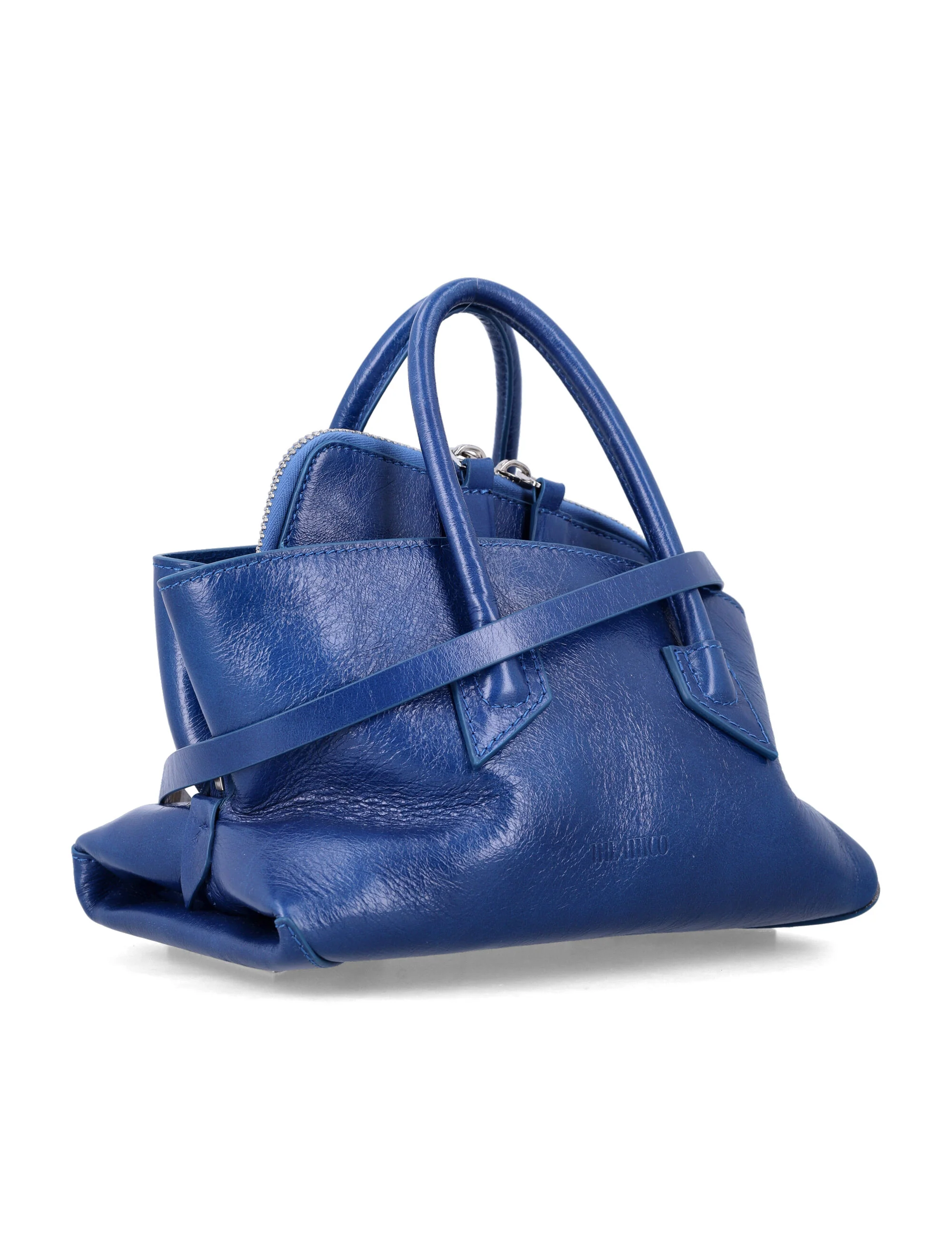 The Attico La Passeggiata Mini Asymmetric Leather Tote - Image 2