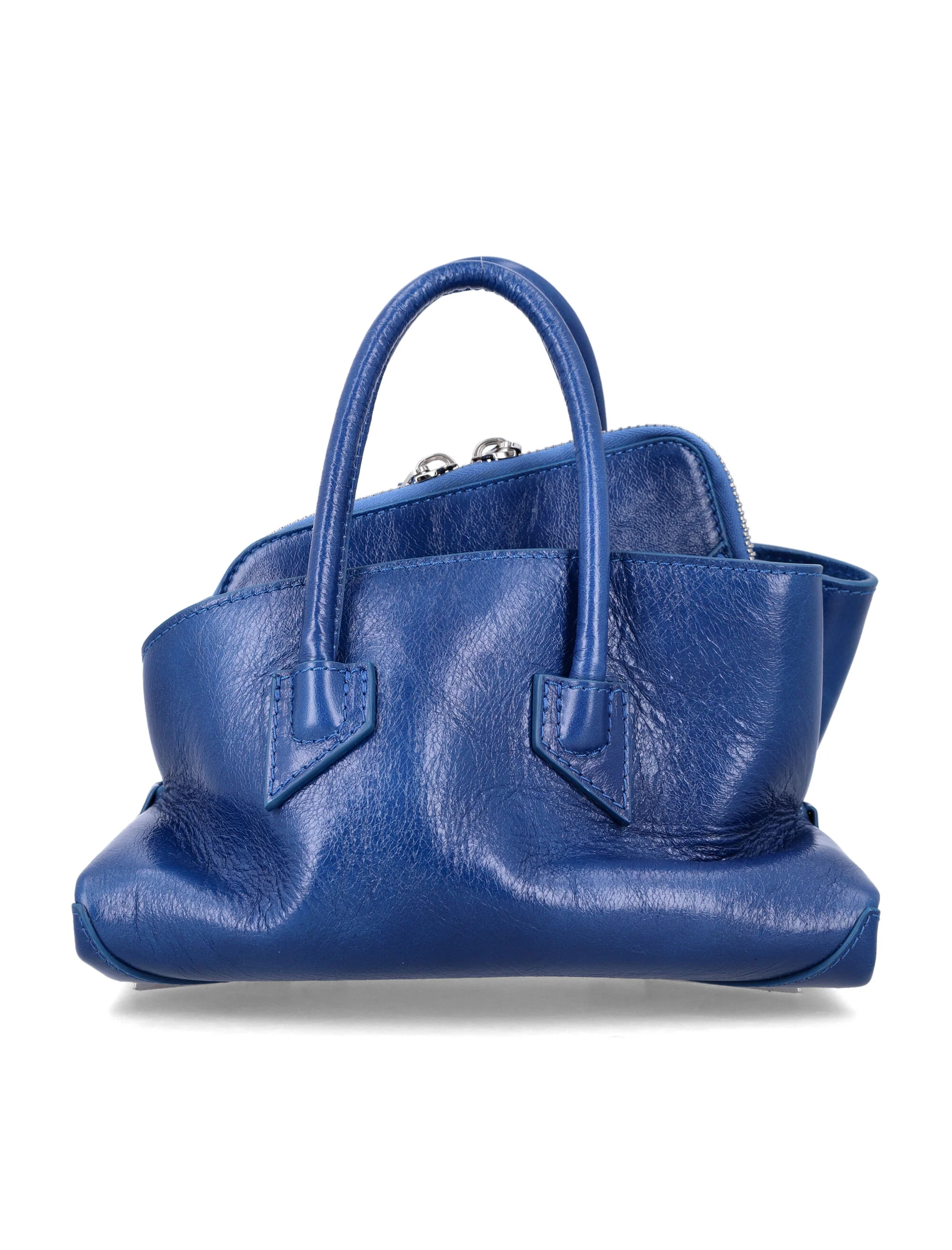 The Attico La Passeggiata Mini Asymmetric Leather Tote - Image 3