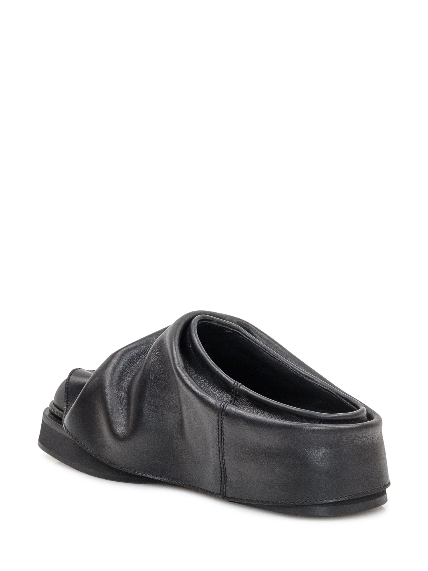 The Attico Mini Leather Sabot Flats - Image 3