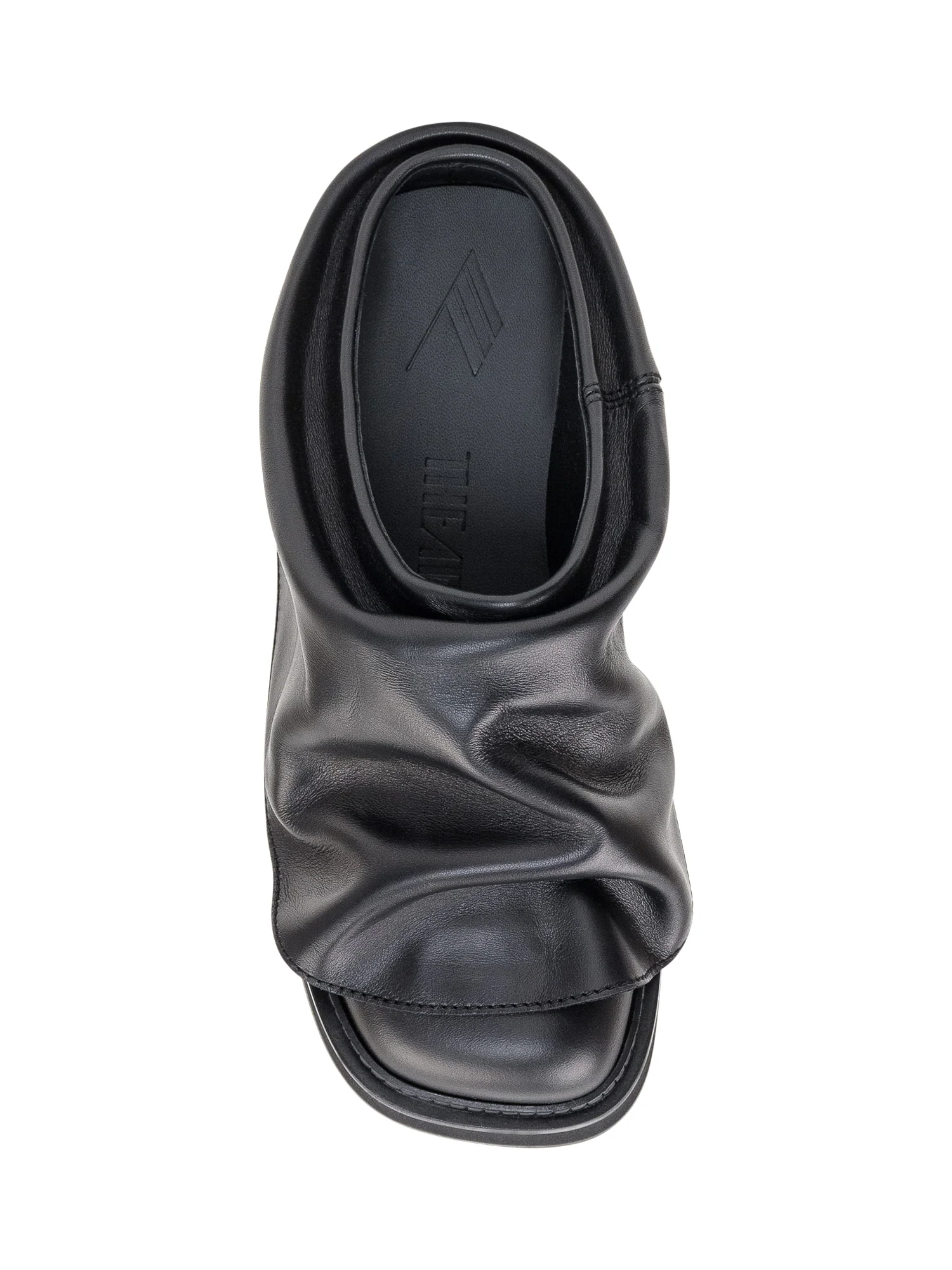 The Attico Mini Leather Sabot Flats - Image 4