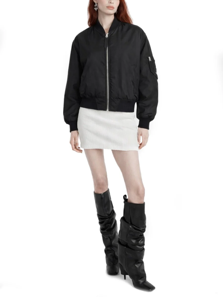 THE ATTICO Oversized Bomber Jacket - Image 5