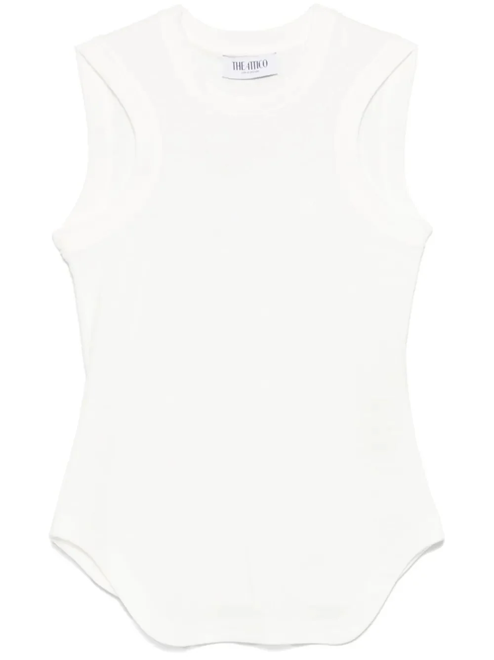 The Attico Reese Mini Cotton Tank Top