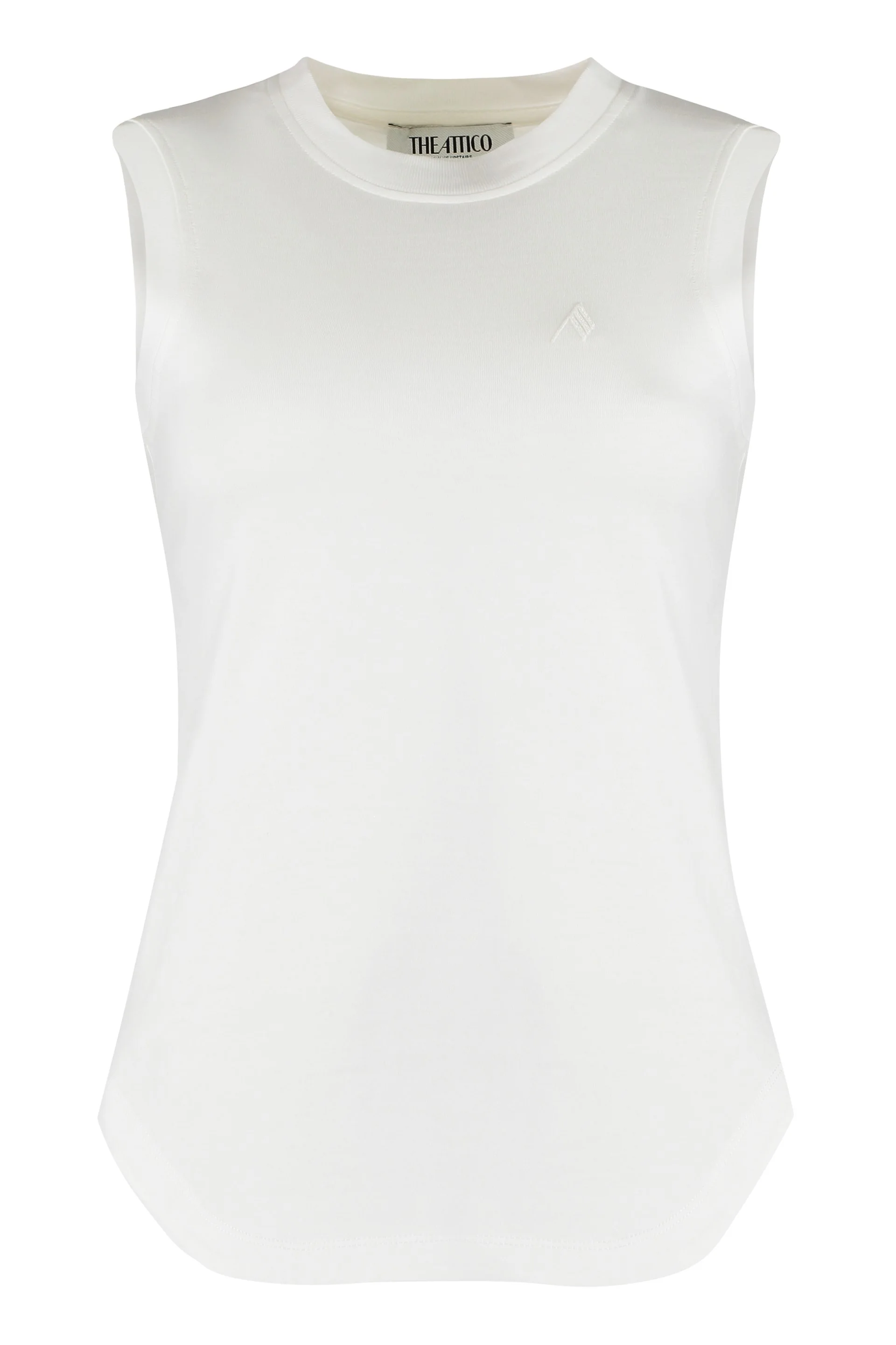 The Attico Reese Mini Cotton Tank Top - Image 6