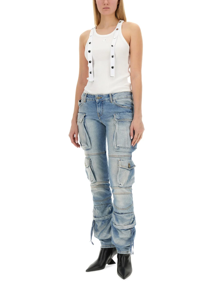 The Attico Slim Fit T-Shirt Tank Top - Image 2