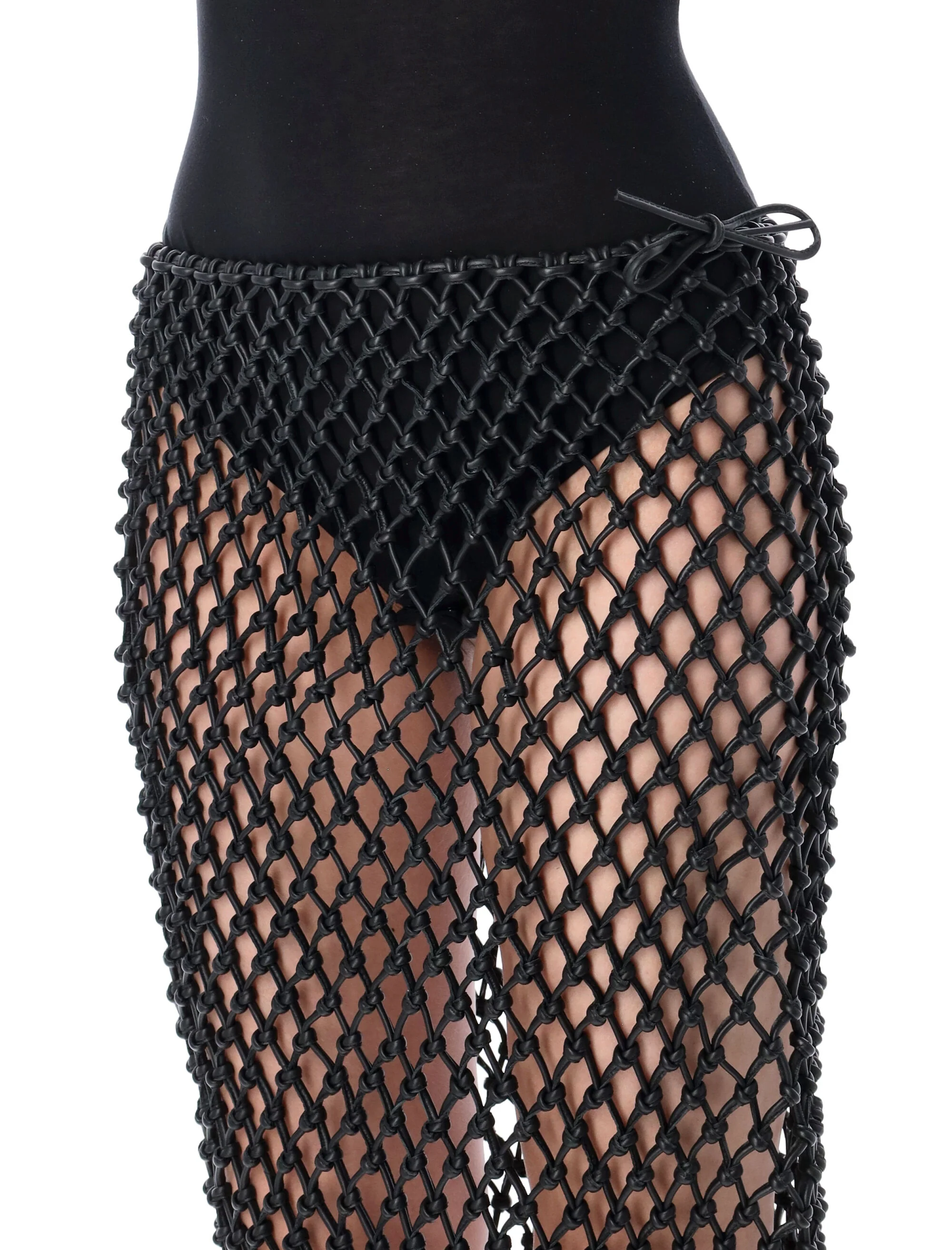 The Frankie Shop Chic Mini Leather Skirt - Image 3