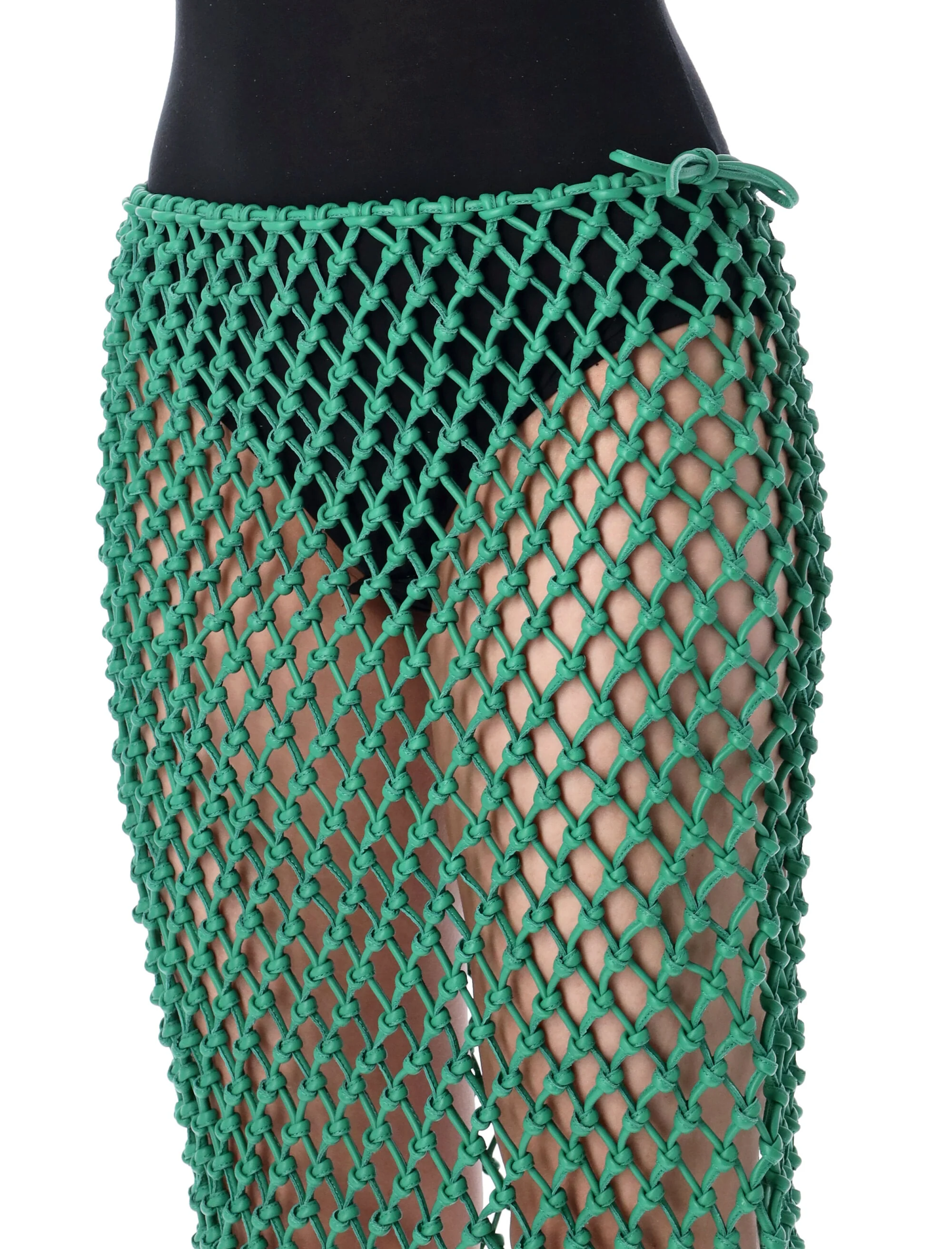 The Frankie Shop Elegant Mini Leather Skirt - Image 3