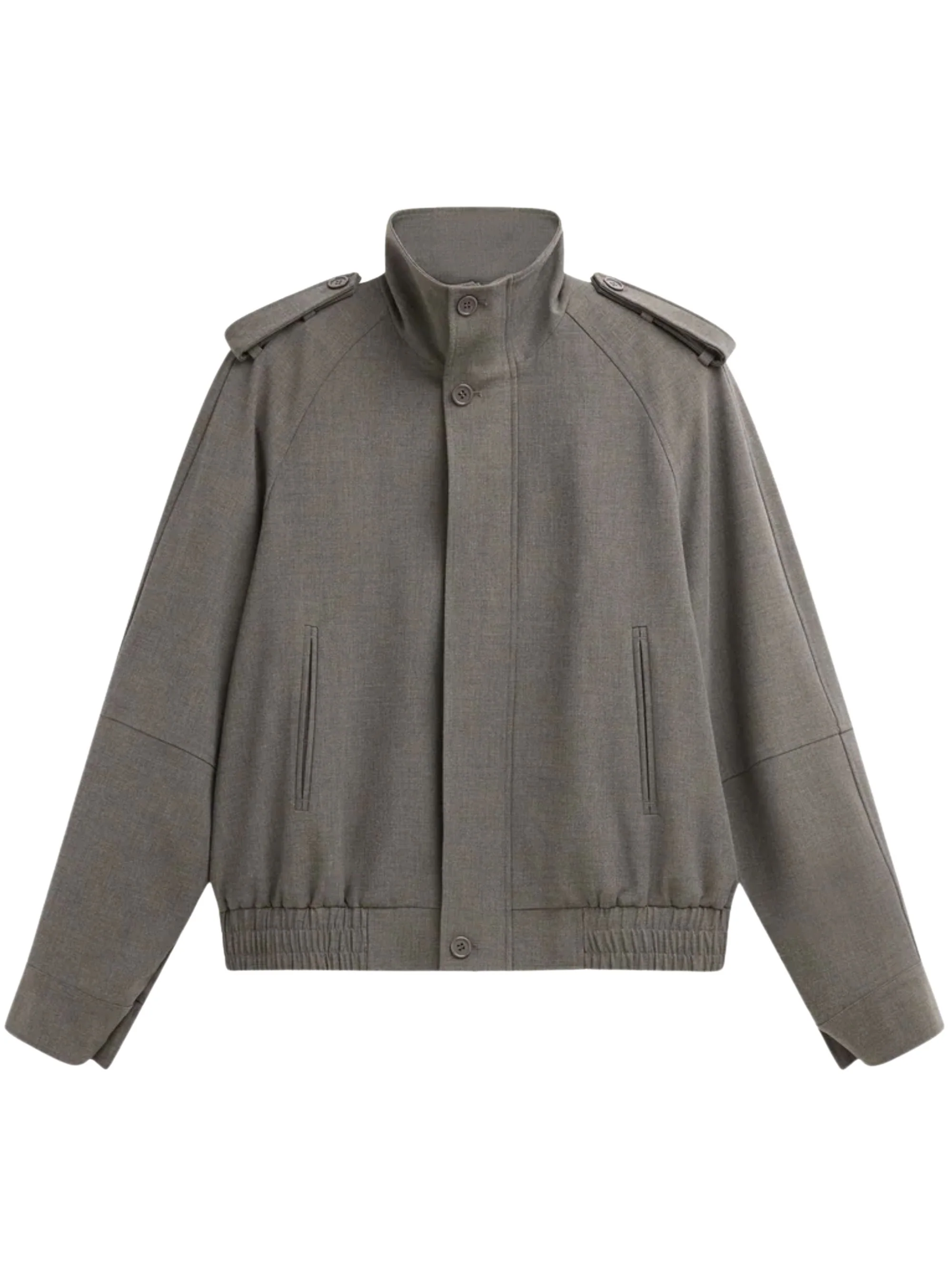 The Frankie Shop High Collar Relaxed Fit Jacket