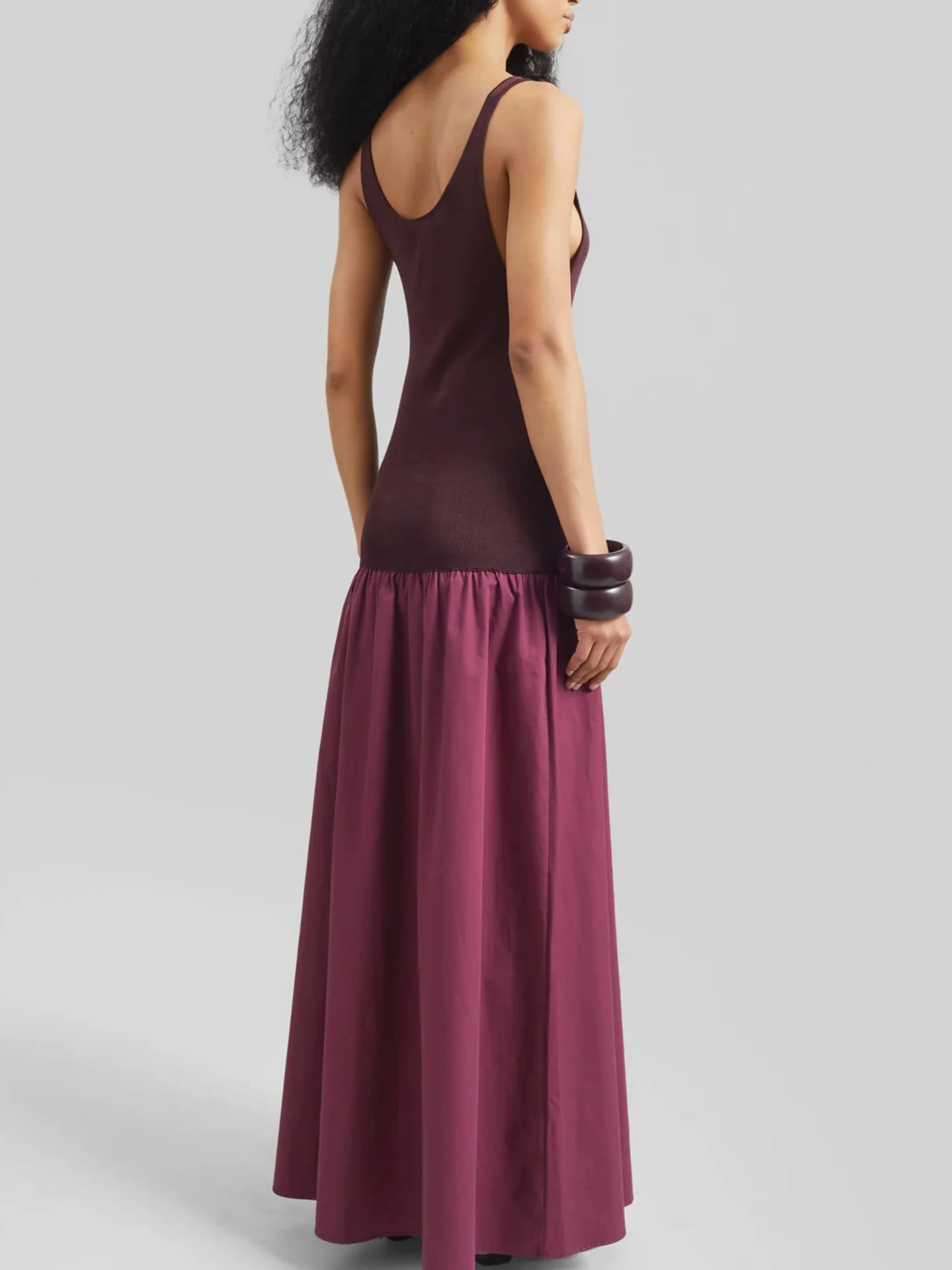 The Frankie Shop Mini Dress with Low Waist and Gathered Neckline - Image 3
