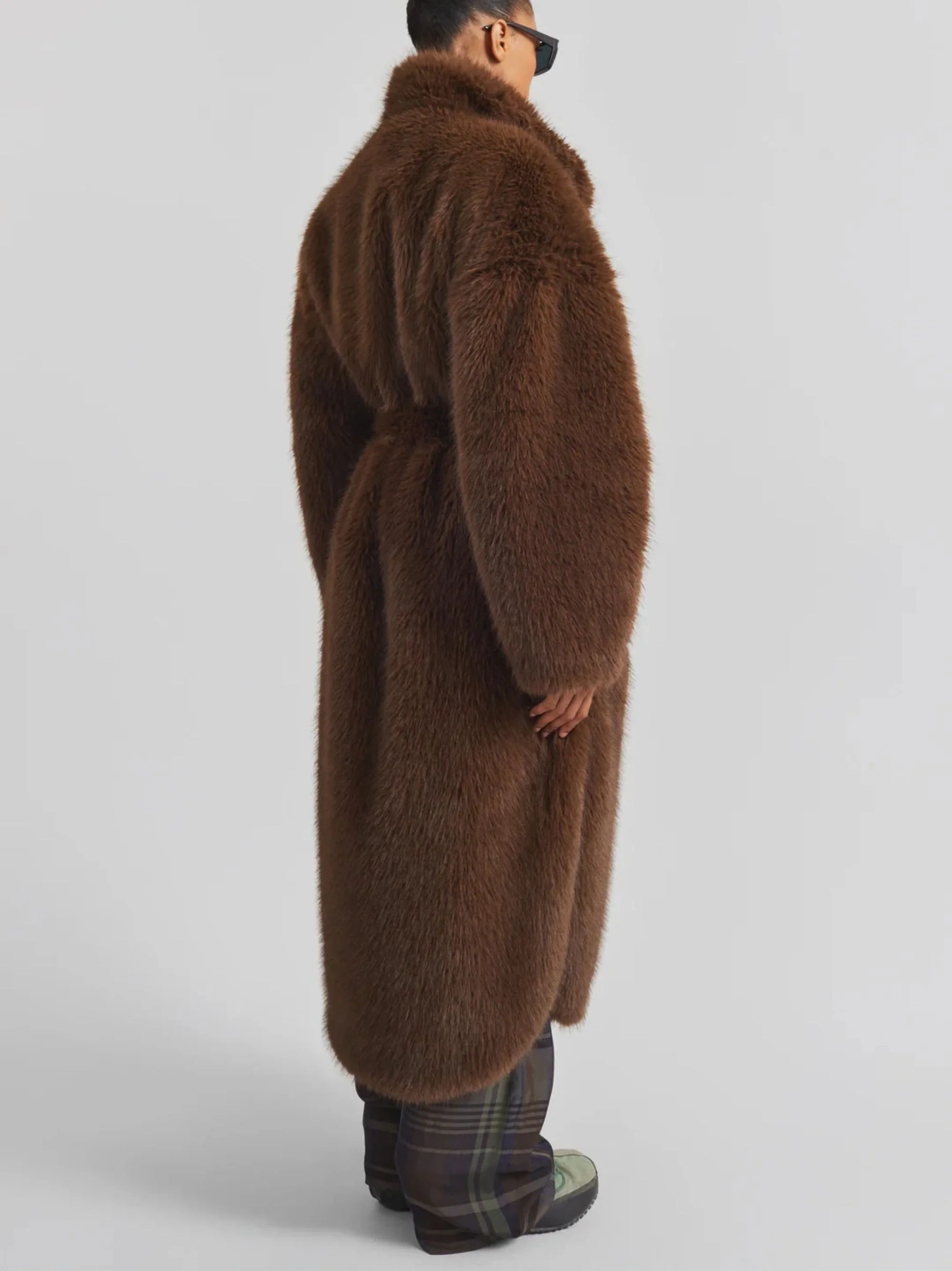The Frankie Shop Mini Faux Fur Ravello Jacket - Image 2