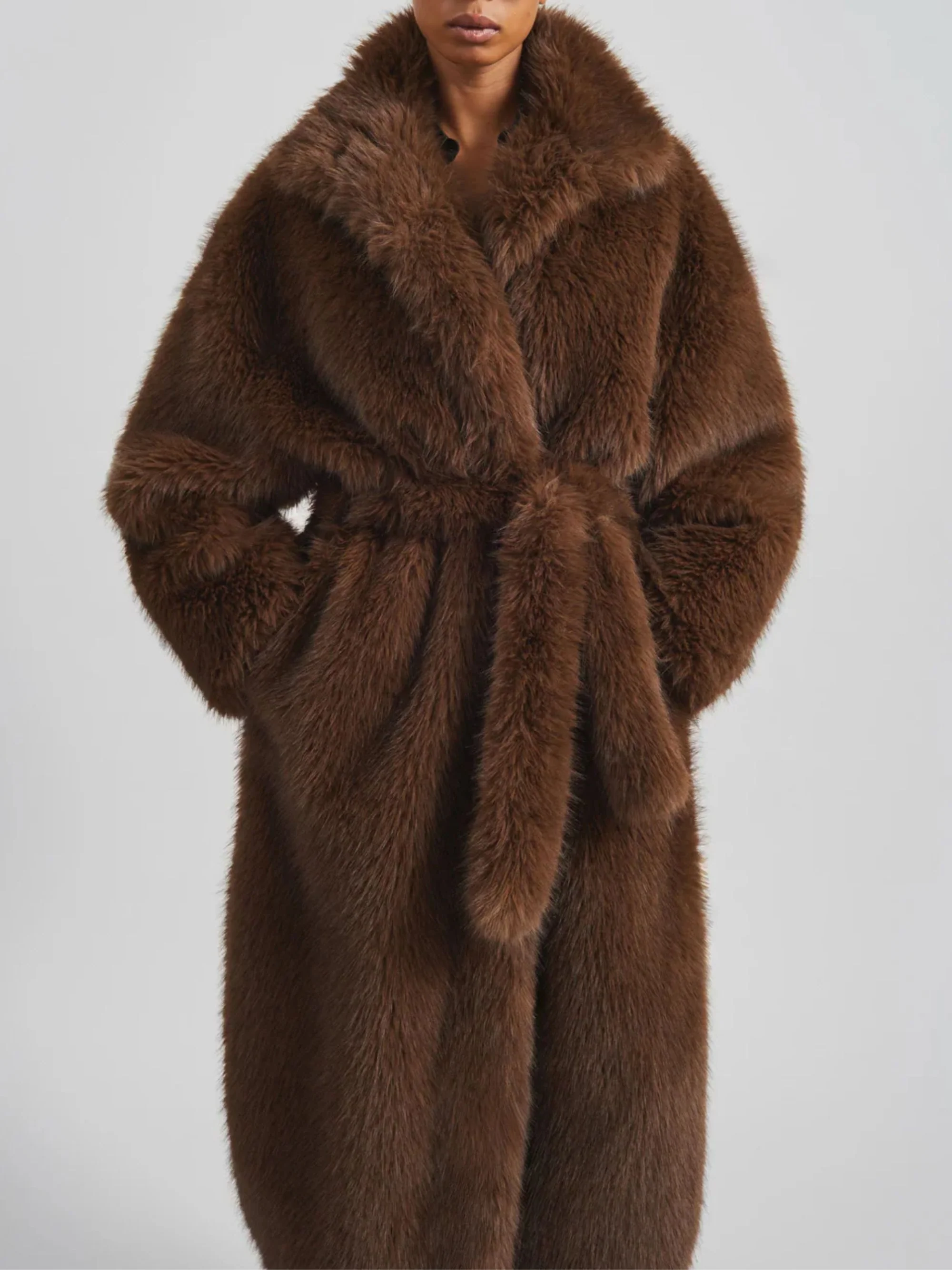 The Frankie Shop Mini Faux Fur Ravello Jacket - Image 3