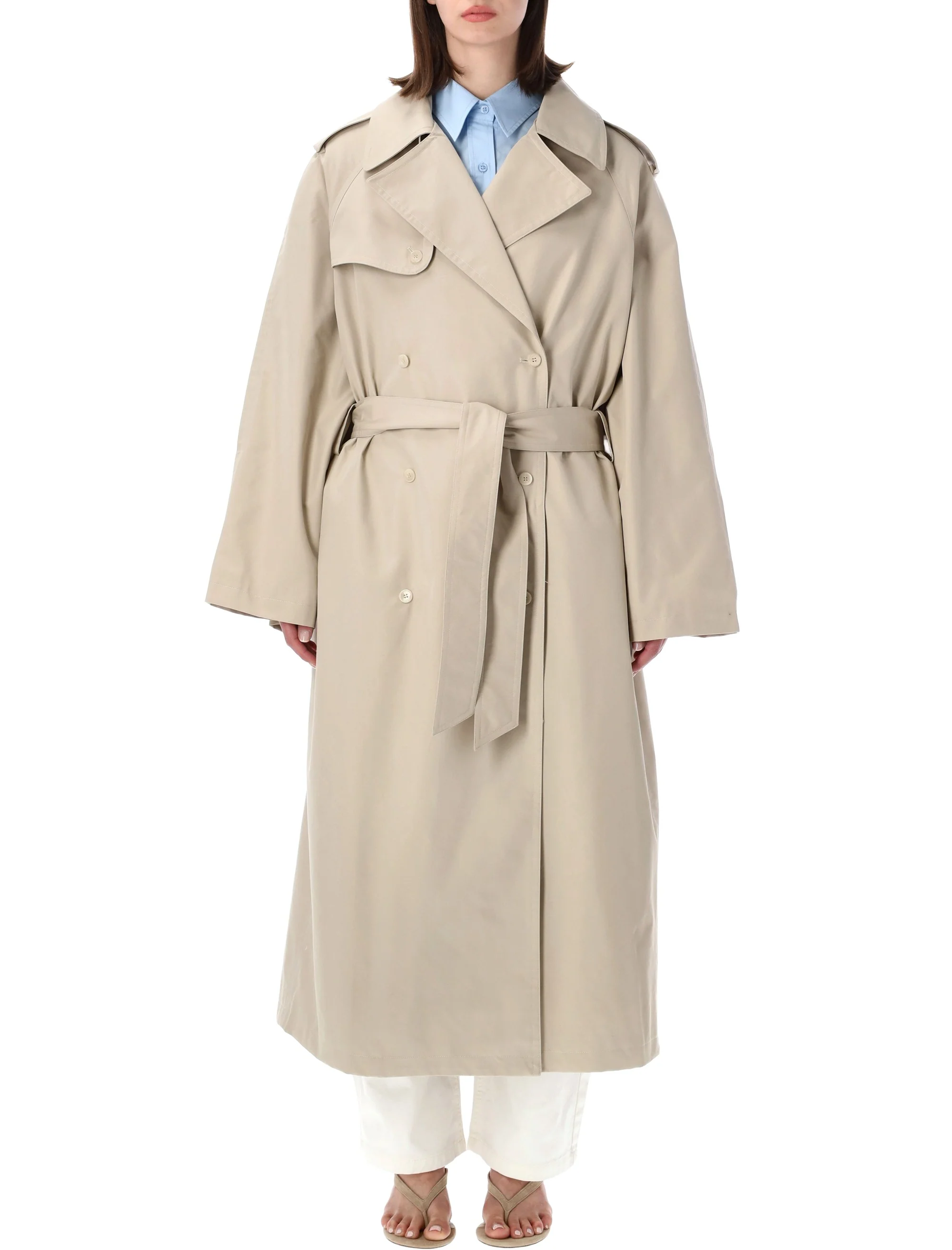 The Frankie Shop Oversized Trench Jacket