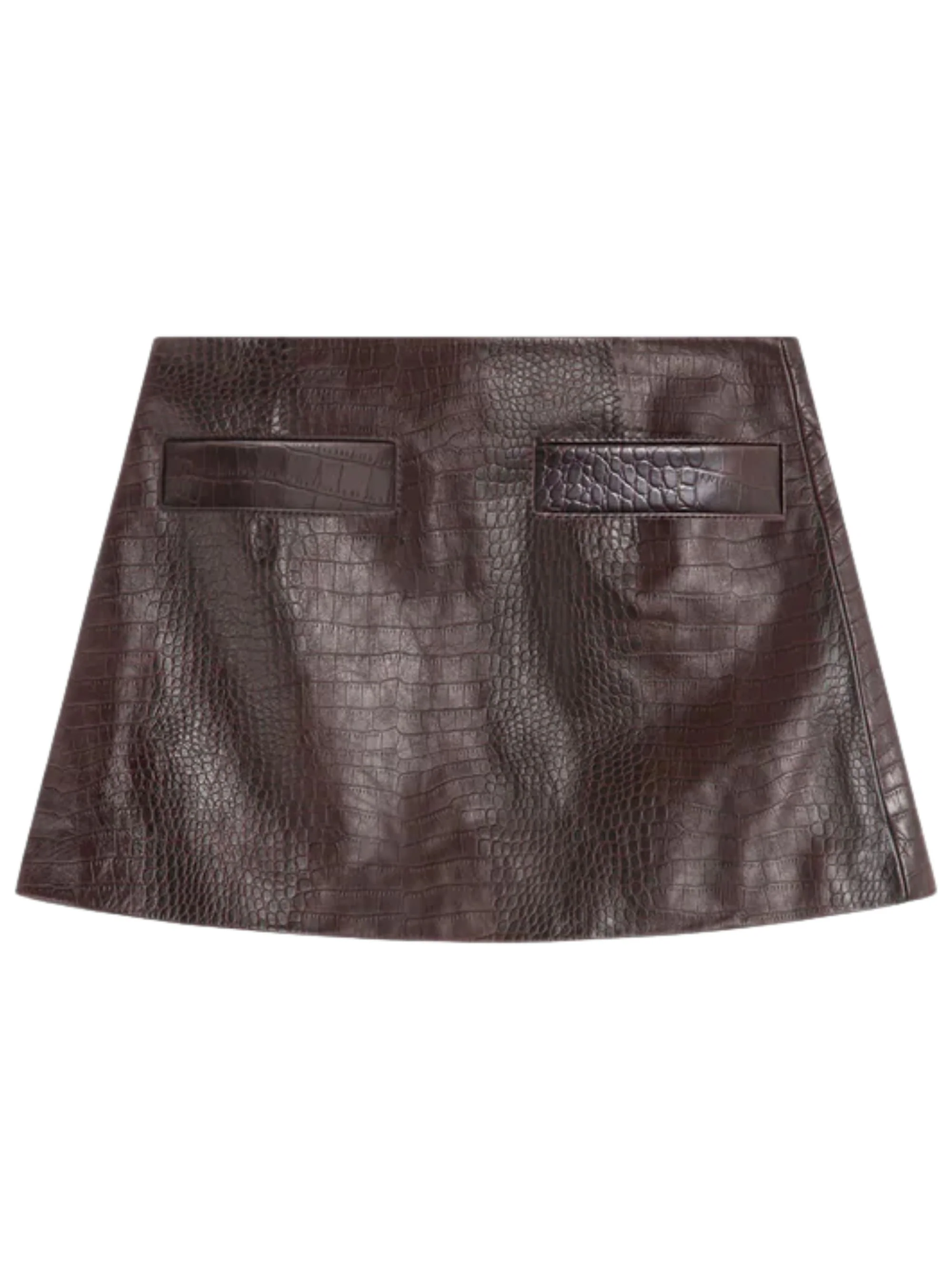 The Frankie Shop ReguTher Fit Mini Skirt with Illusion Pockets