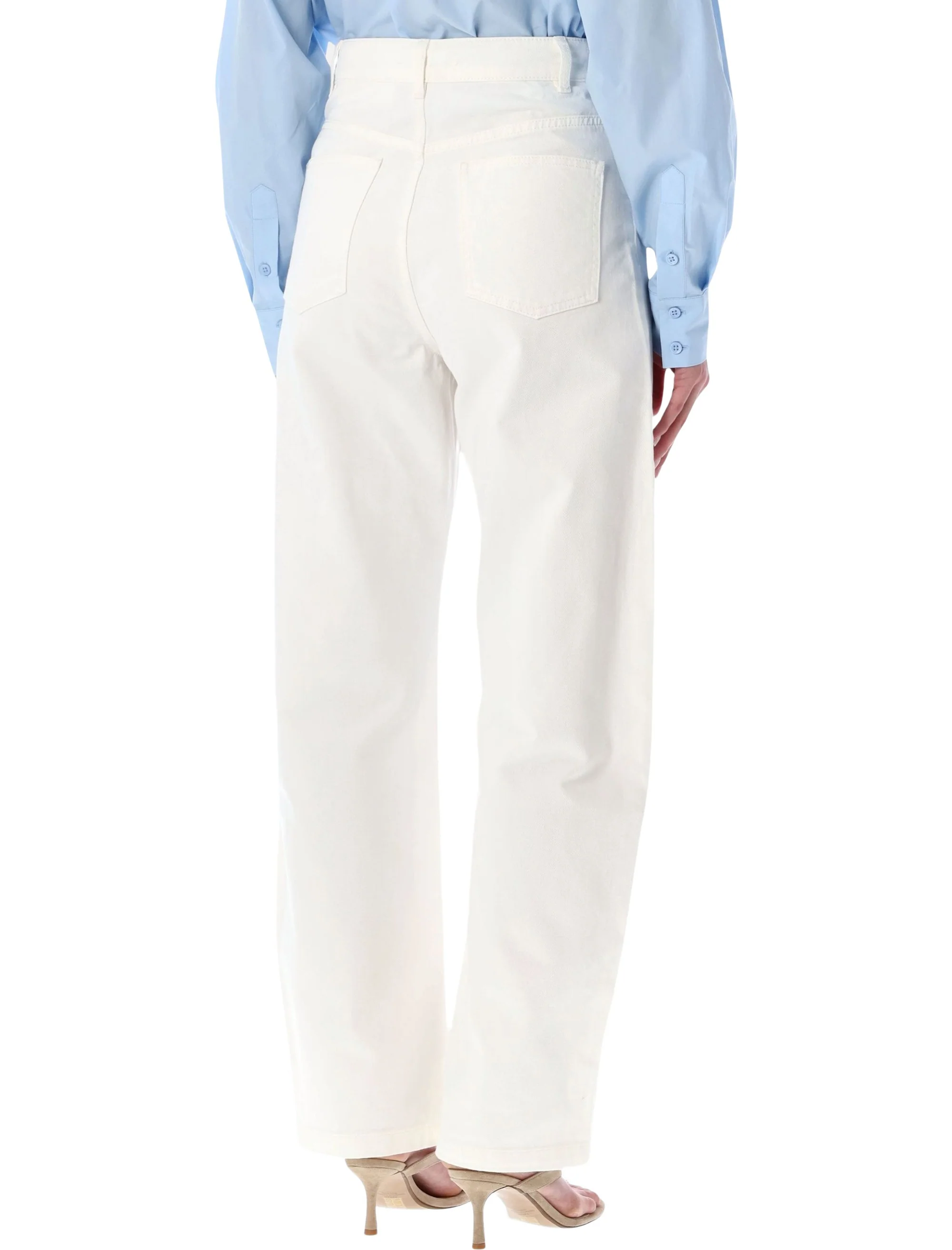 The Frankie Shop Relaxed Fit Barrel Leg Pants - Size S - Image 2