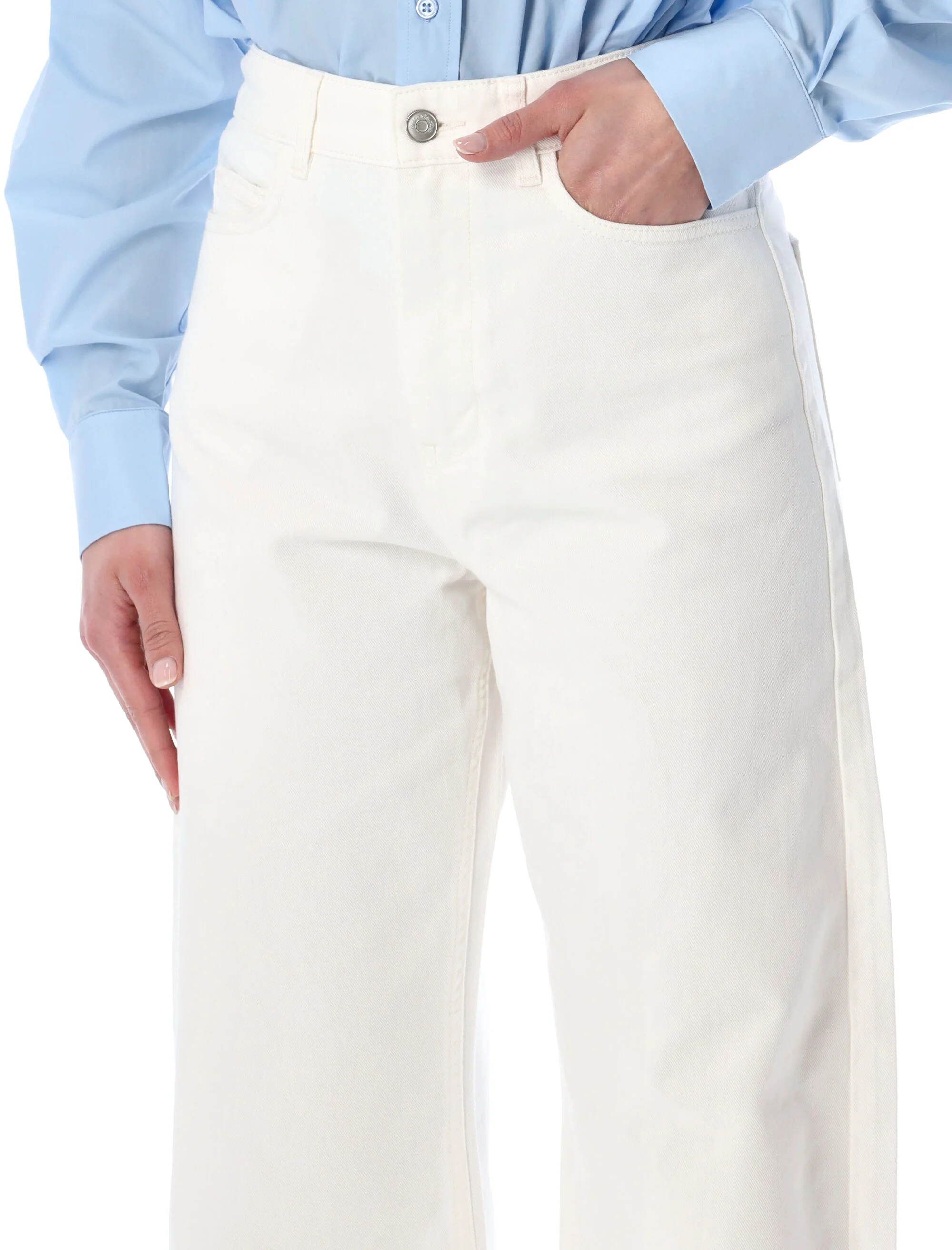 The Frankie Shop Relaxed Fit Barrel Leg Pants - Size S - Image 3
