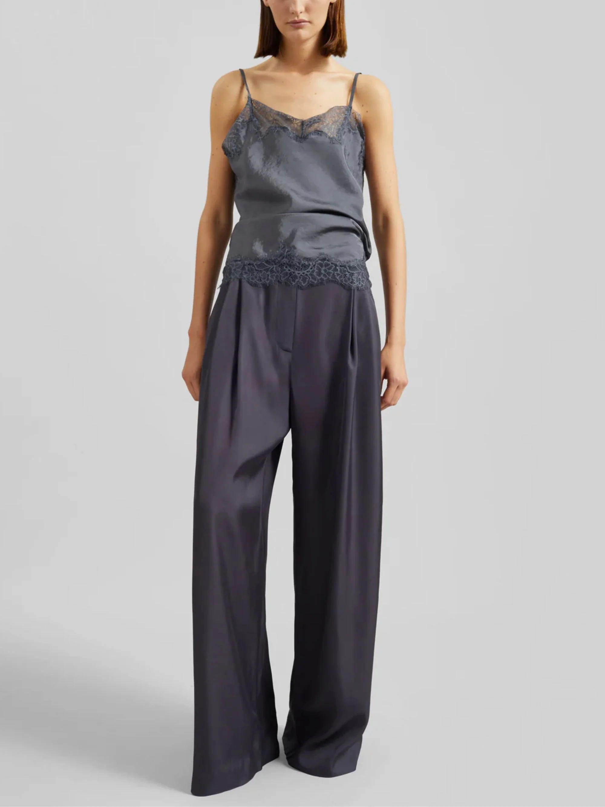 The Frankie Shop Relaxed Fit Bermuda Shorts with Belt Loops - Image 2