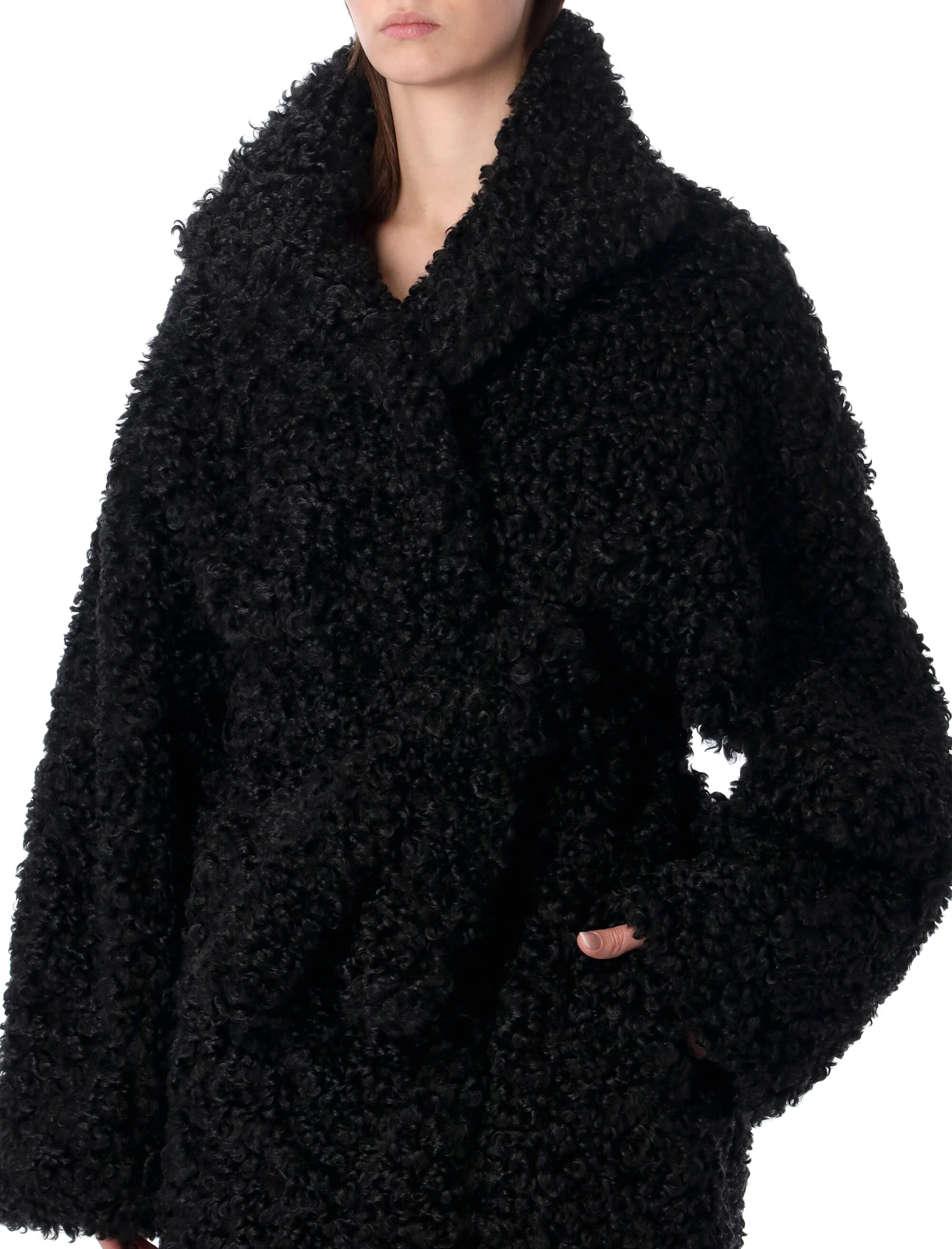 THE FRANKIE SHOP Stellan Faux Shearling Oversized Bomber Jacket - Image 3