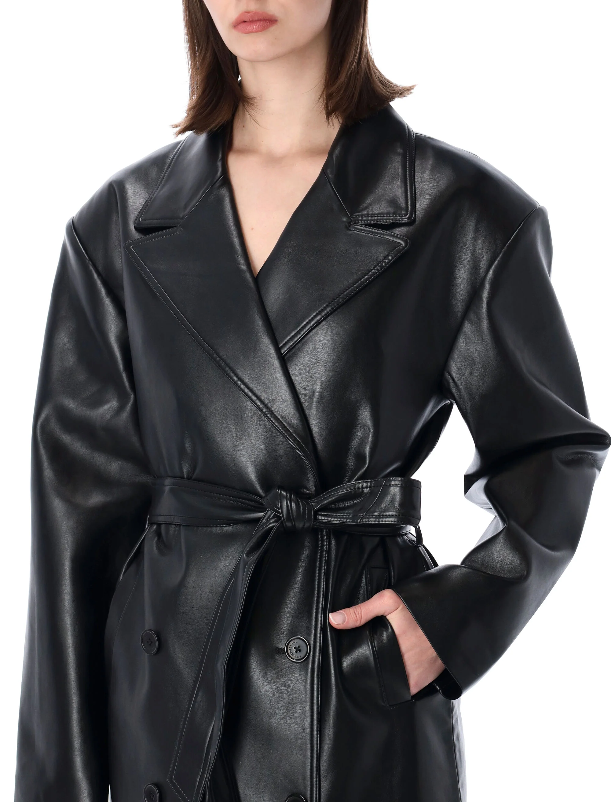 The Frankie Shop The Tina Trench Jacket - Oversized Fit - Image 3