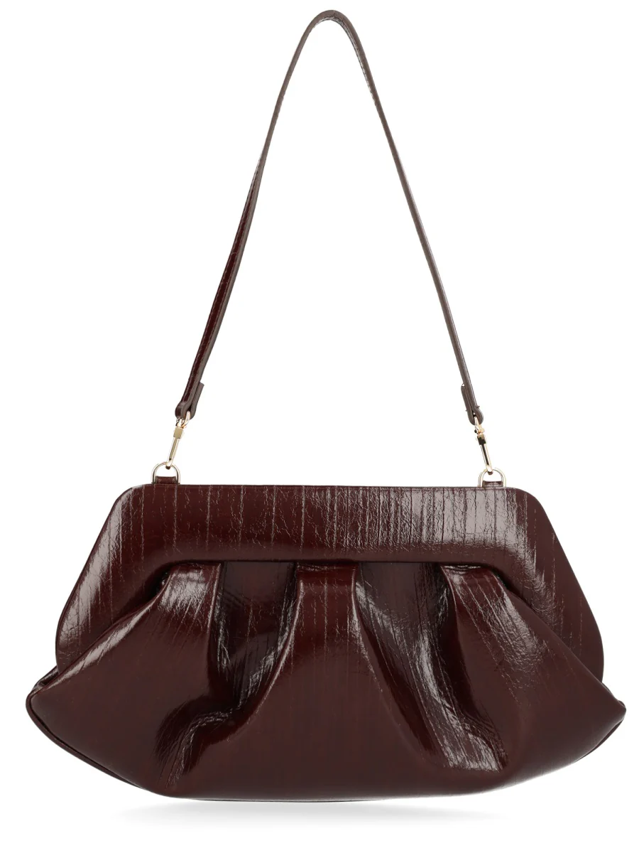 THEMOIRÈ Bios Gathered-effect Clutch Bag